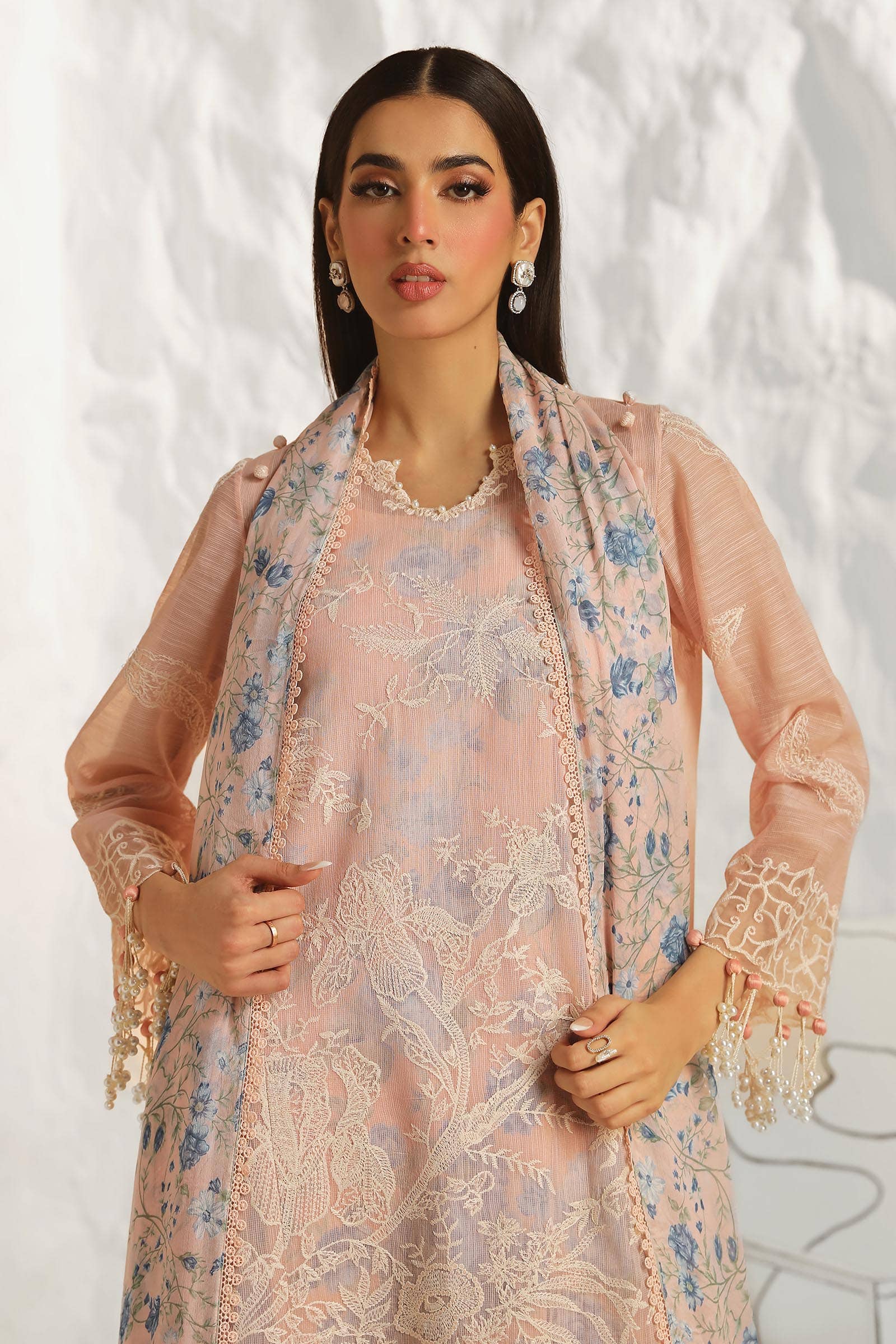 Sana Safinaz | Muzlin Summer 24 | 016B-CJ - Rang-e-Khaas