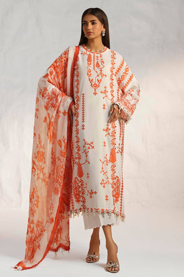 Sana Safinaz | Muzlin Summer 24 | 017B-CJ - Rang-e-Khaas