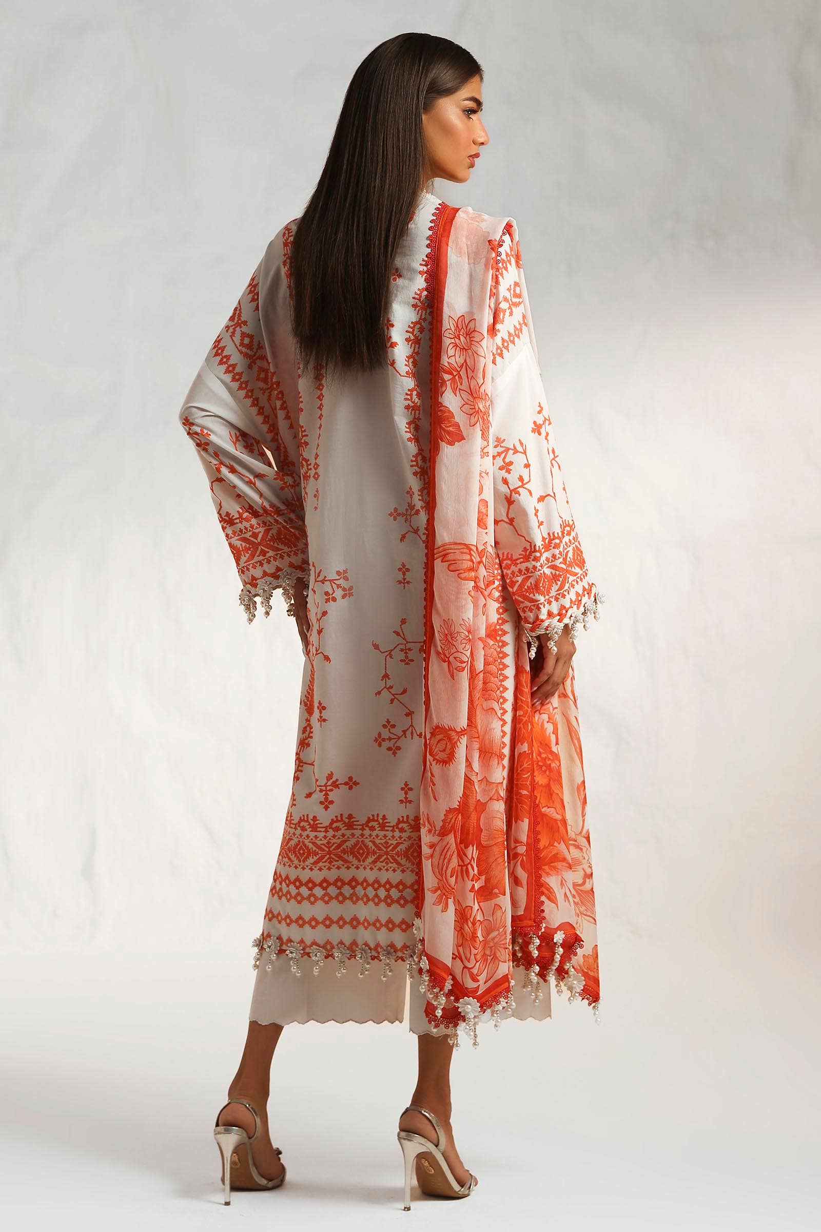 Sana Safinaz | Muzlin Summer 24 | 017B-CJ - Rang-e-Khaas