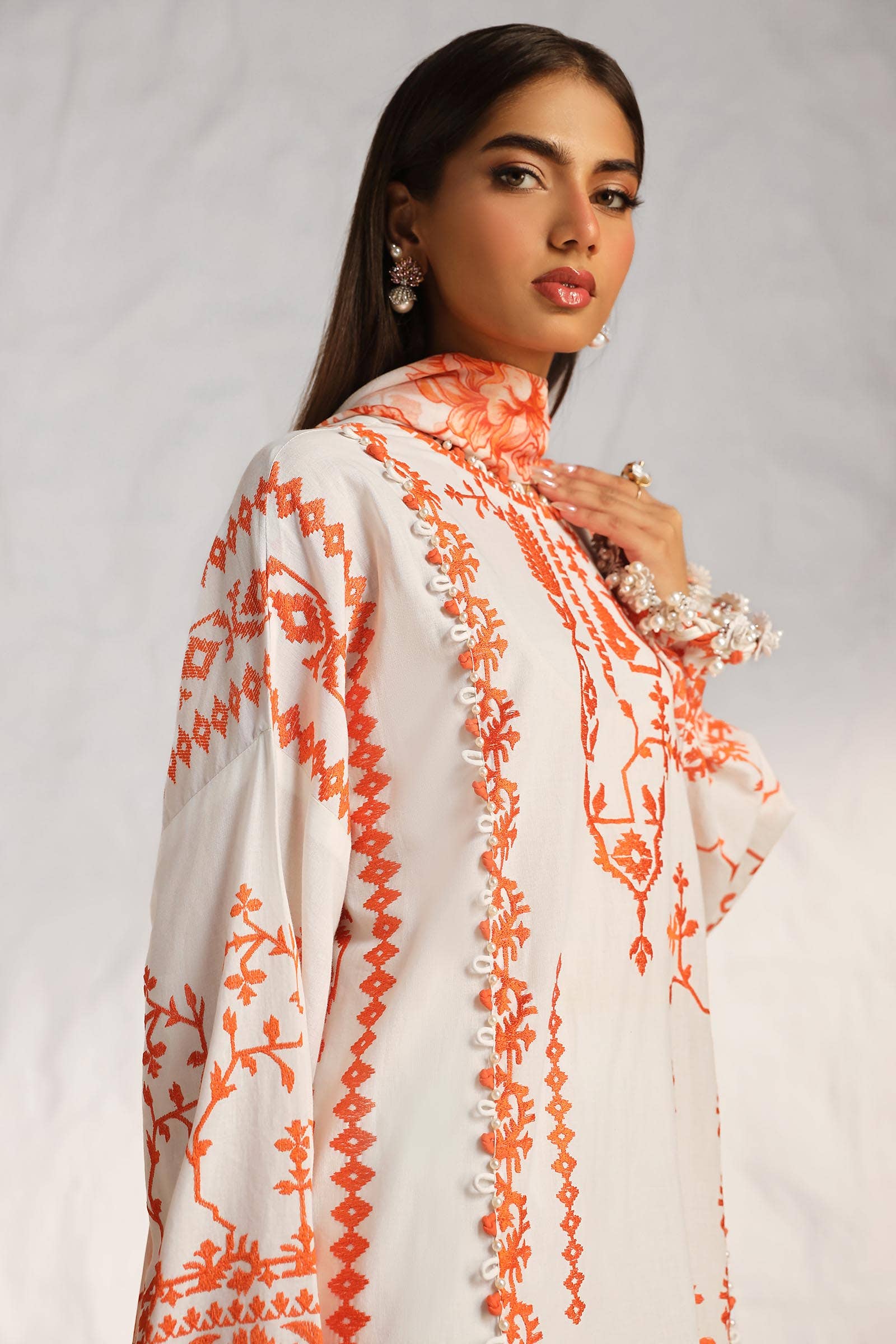 Sana Safinaz | Muzlin Summer 24 | 017B-CJ - Rang-e-Khaas