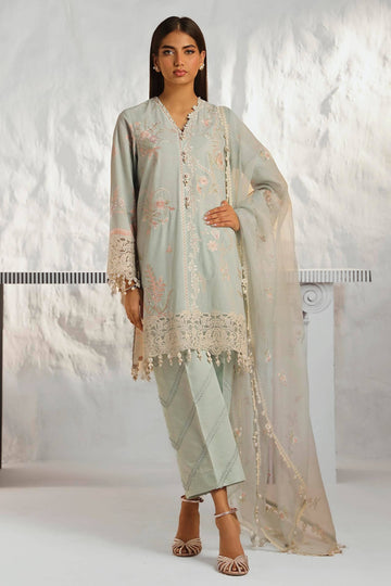 Sana Safinaz | Muzlin Summer 24 | 018A-CV - Rang-e-Khaas