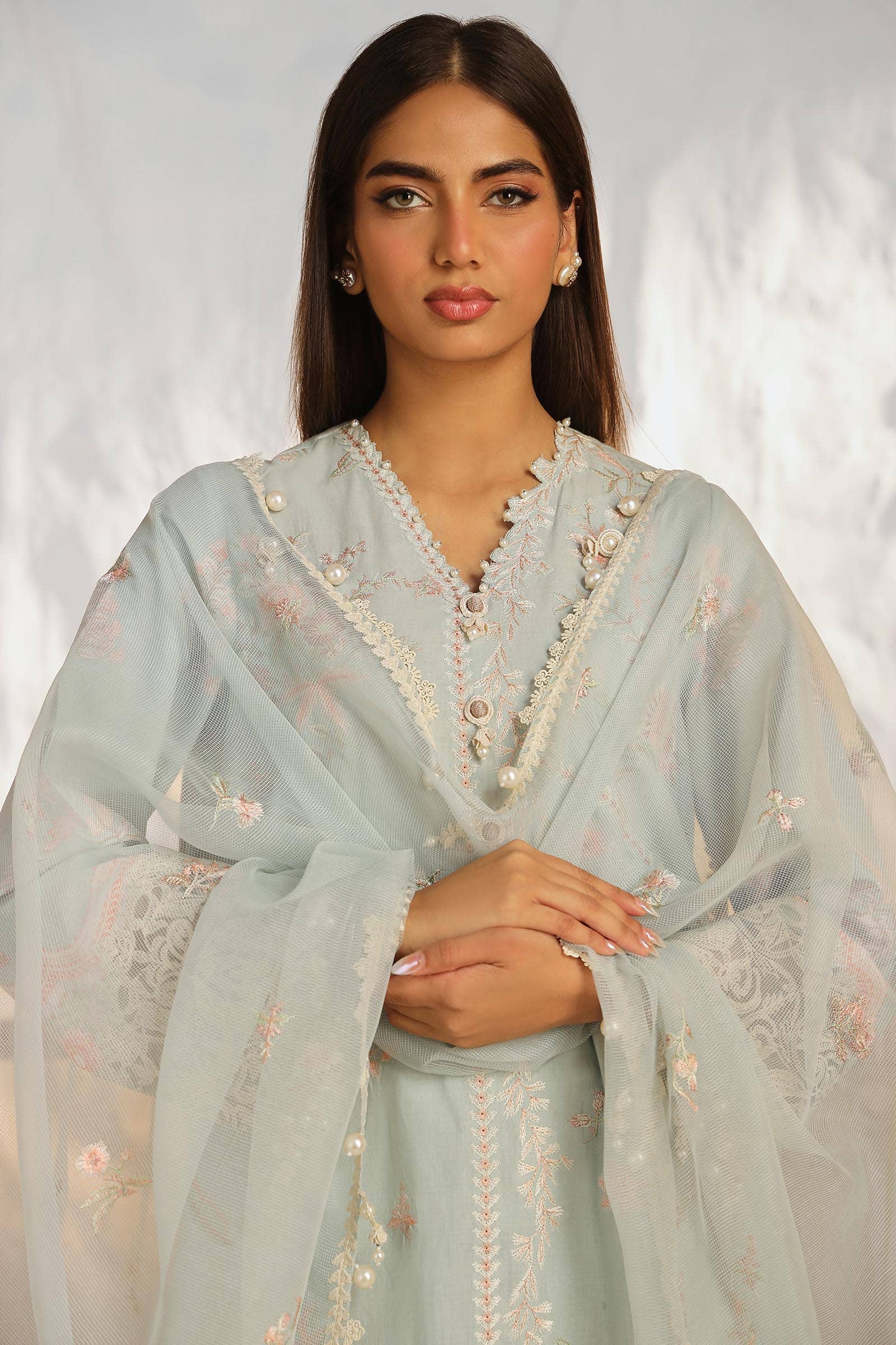 Sana Safinaz | Muzlin Summer 24 | 018A-CV - Rang-e-Khaas