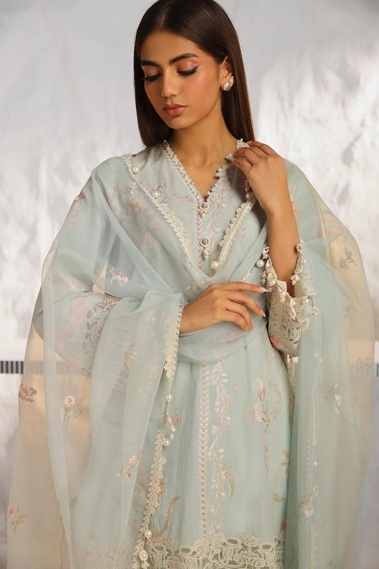 Sana Safinaz | Muzlin Summer 24 | 018A-CV - Rang-e-Khaas
