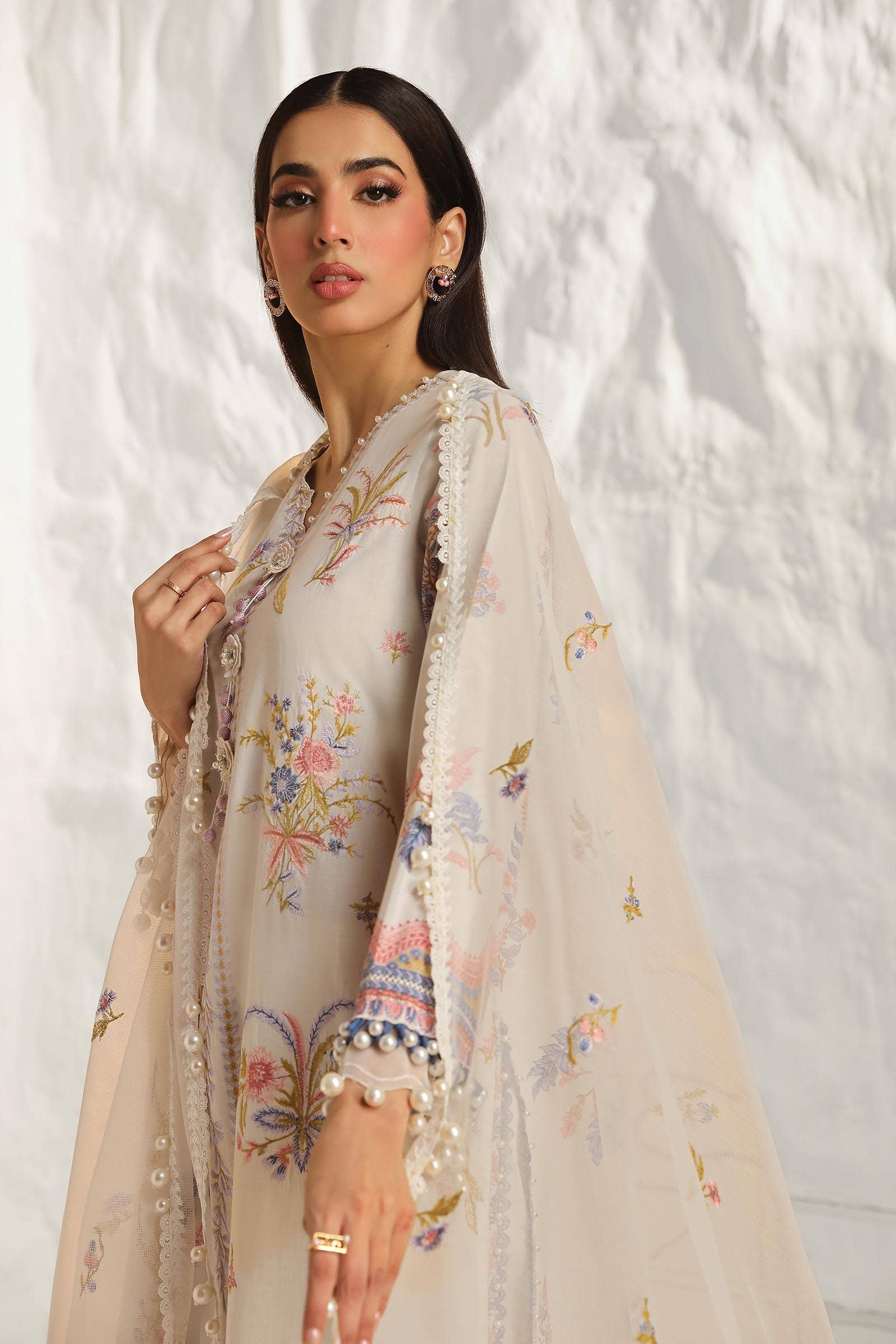 Sana Safinaz | Muzlin Summer 24 | 018B-CV - Rang-e-Khaas