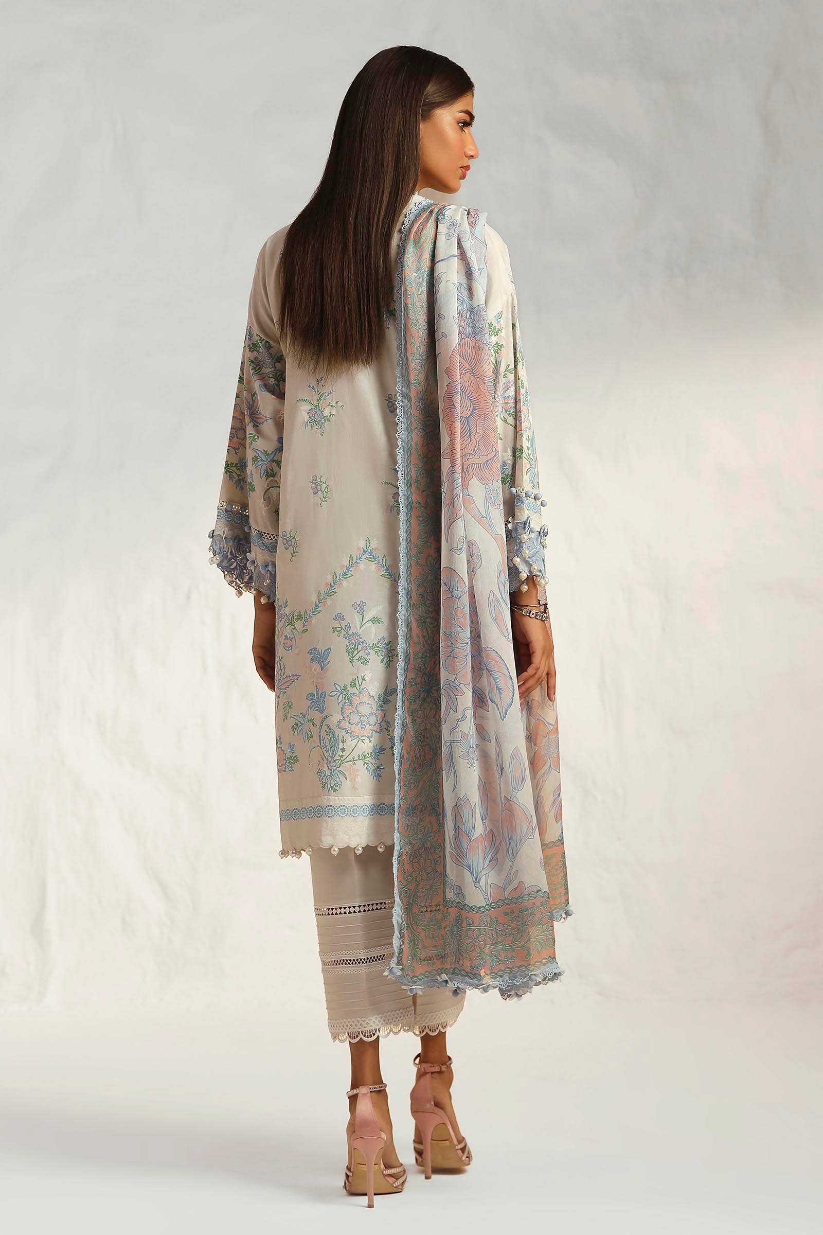 Sana Safinaz | Muzlin Summer 24 | 019A-CJ - Rang-e-Khaas