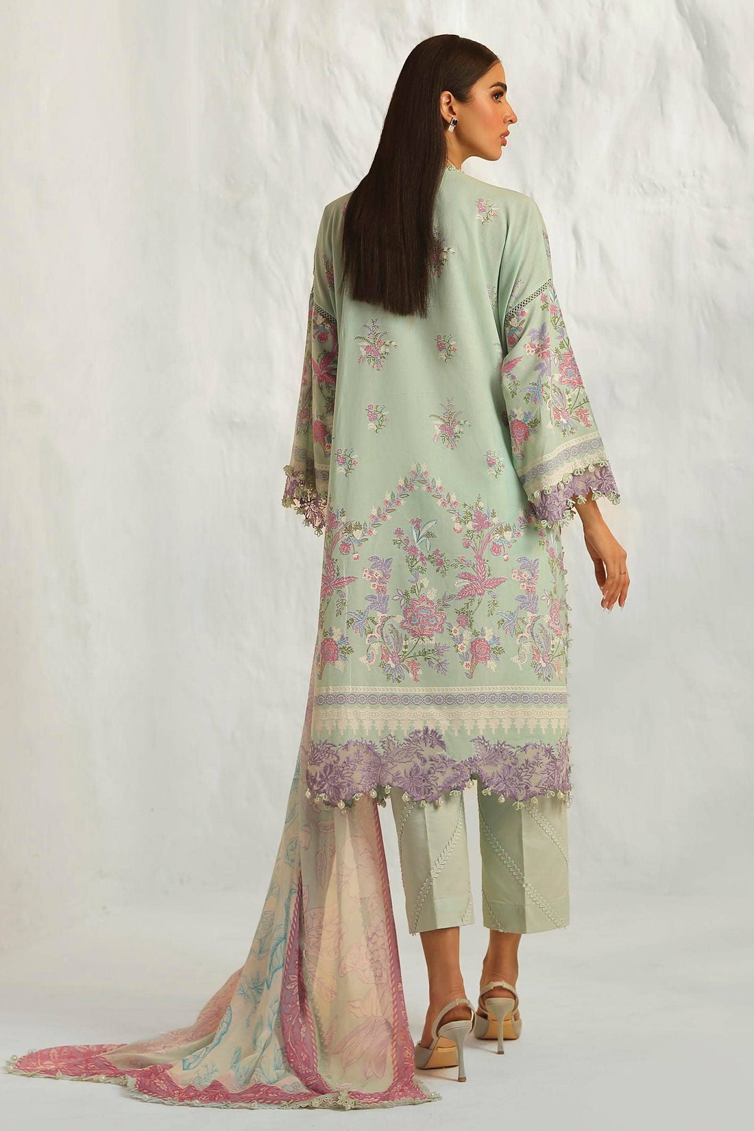 Sana Safinaz | Muzlin Summer 24 | 019B-CJ - Rang-e-Khaas
