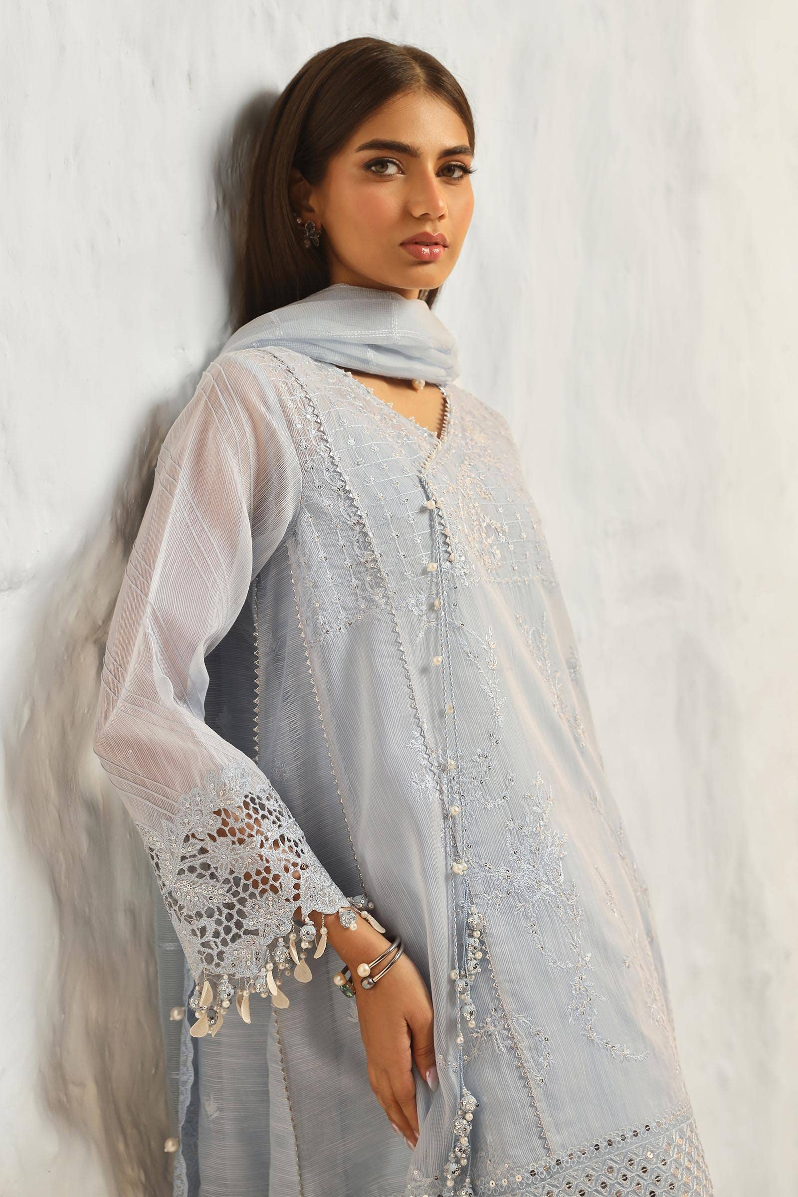 Sana Safinaz | Muzlin Summer 24 | 020A-CV - Rang-e-Khaas