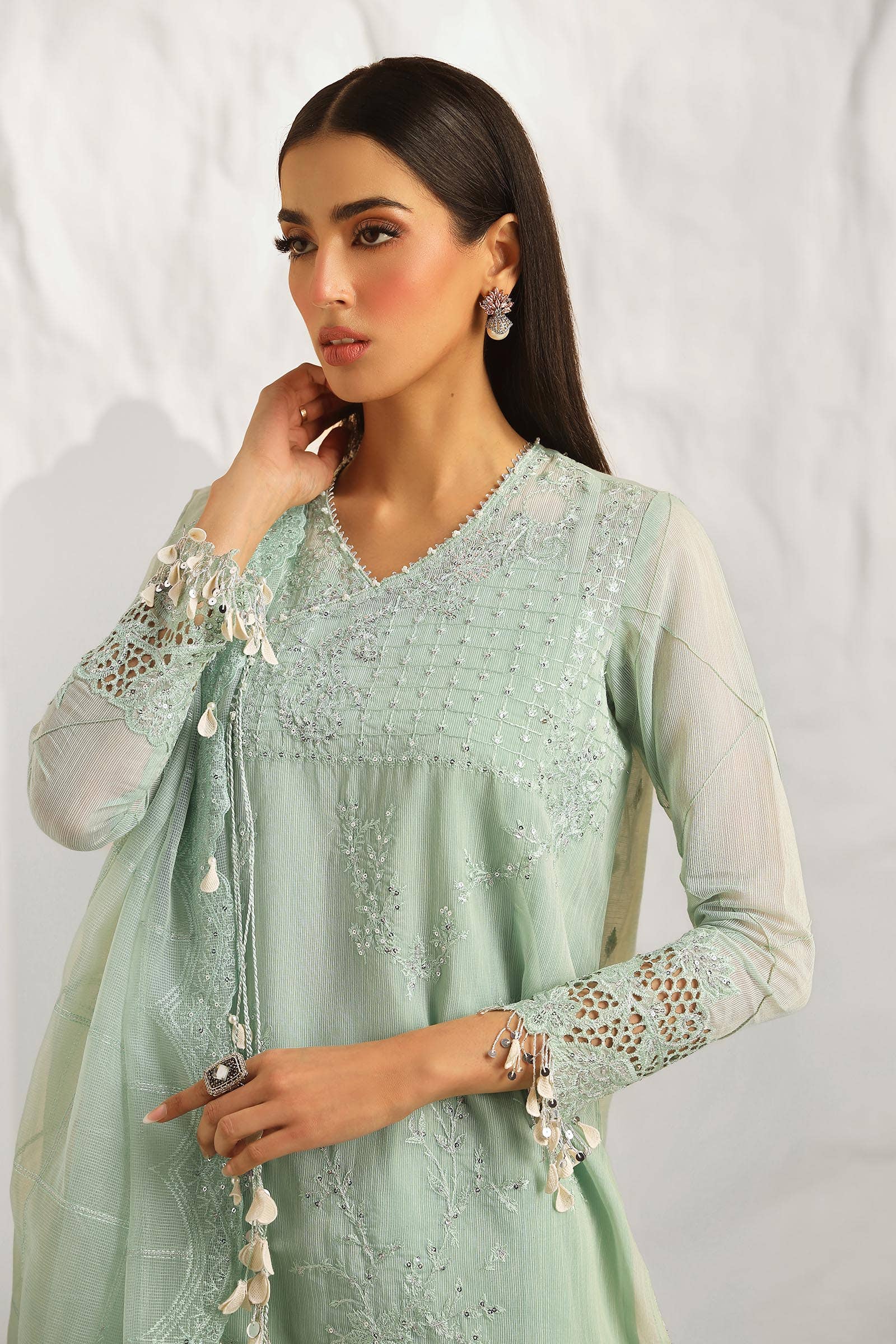 Sana Safinaz | Muzlin Summer 24 | 020B-CV - Rang-e-Khaas