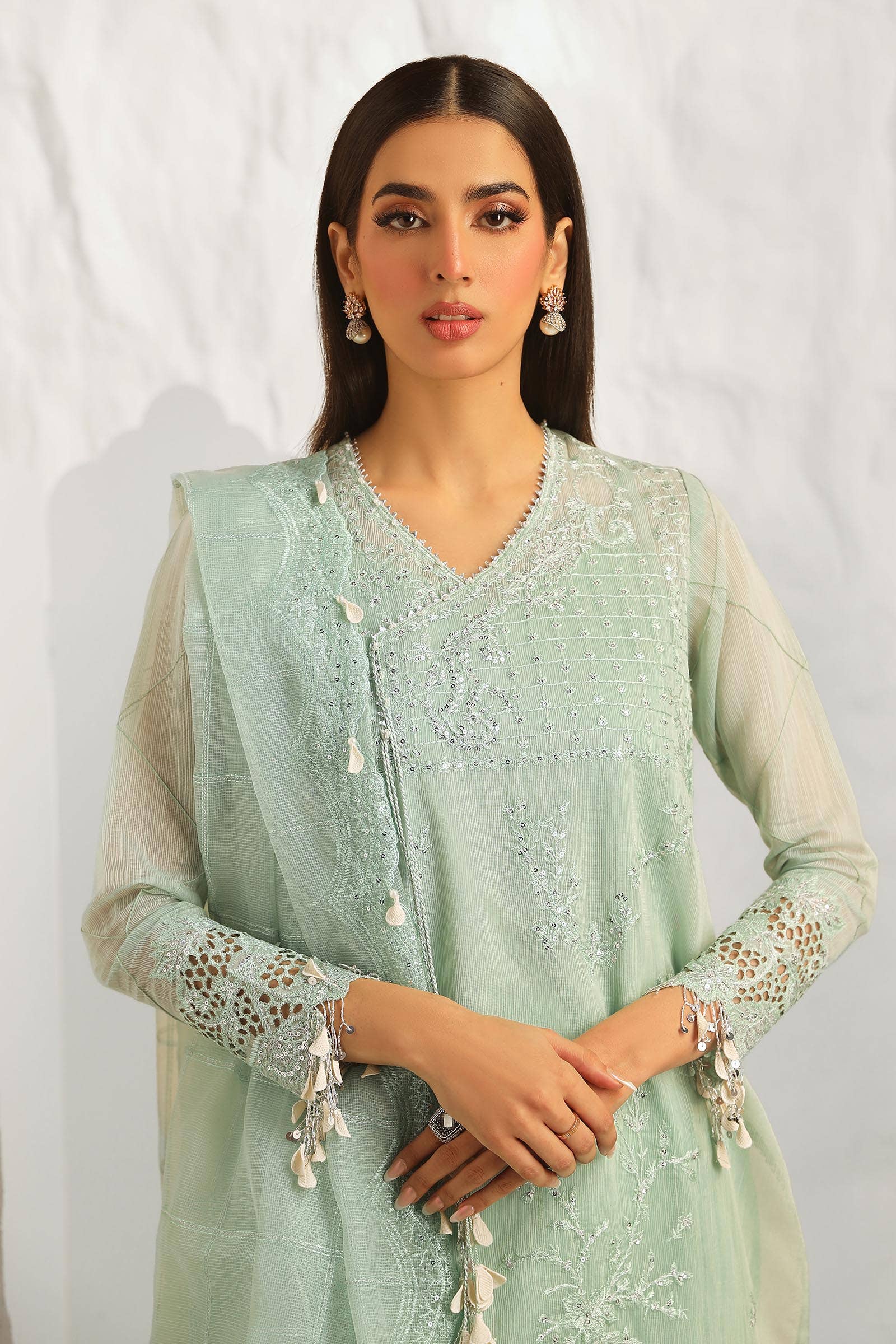 Sana Safinaz | Muzlin Summer 24 | 020B-CV - Rang-e-Khaas
