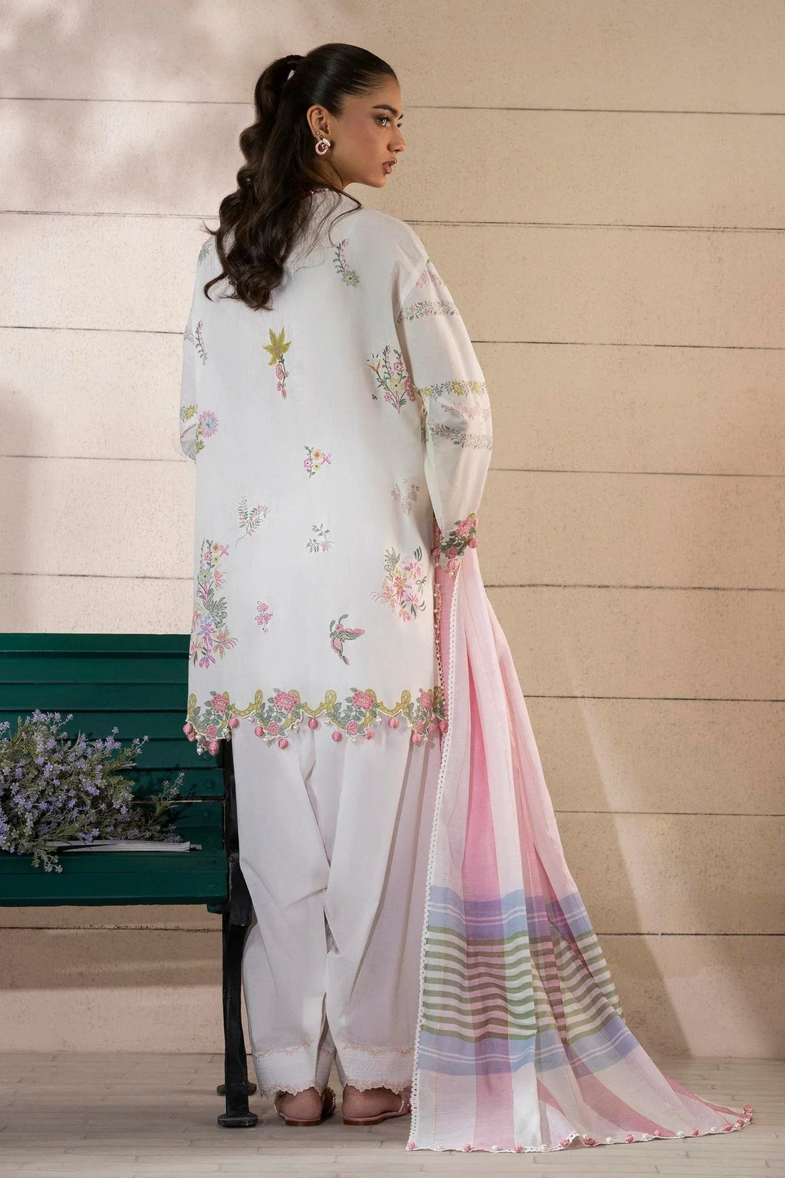Sana Safinaz | Muzlin Spring 25 | M251-001A-3DG - Rang-e-Khaas