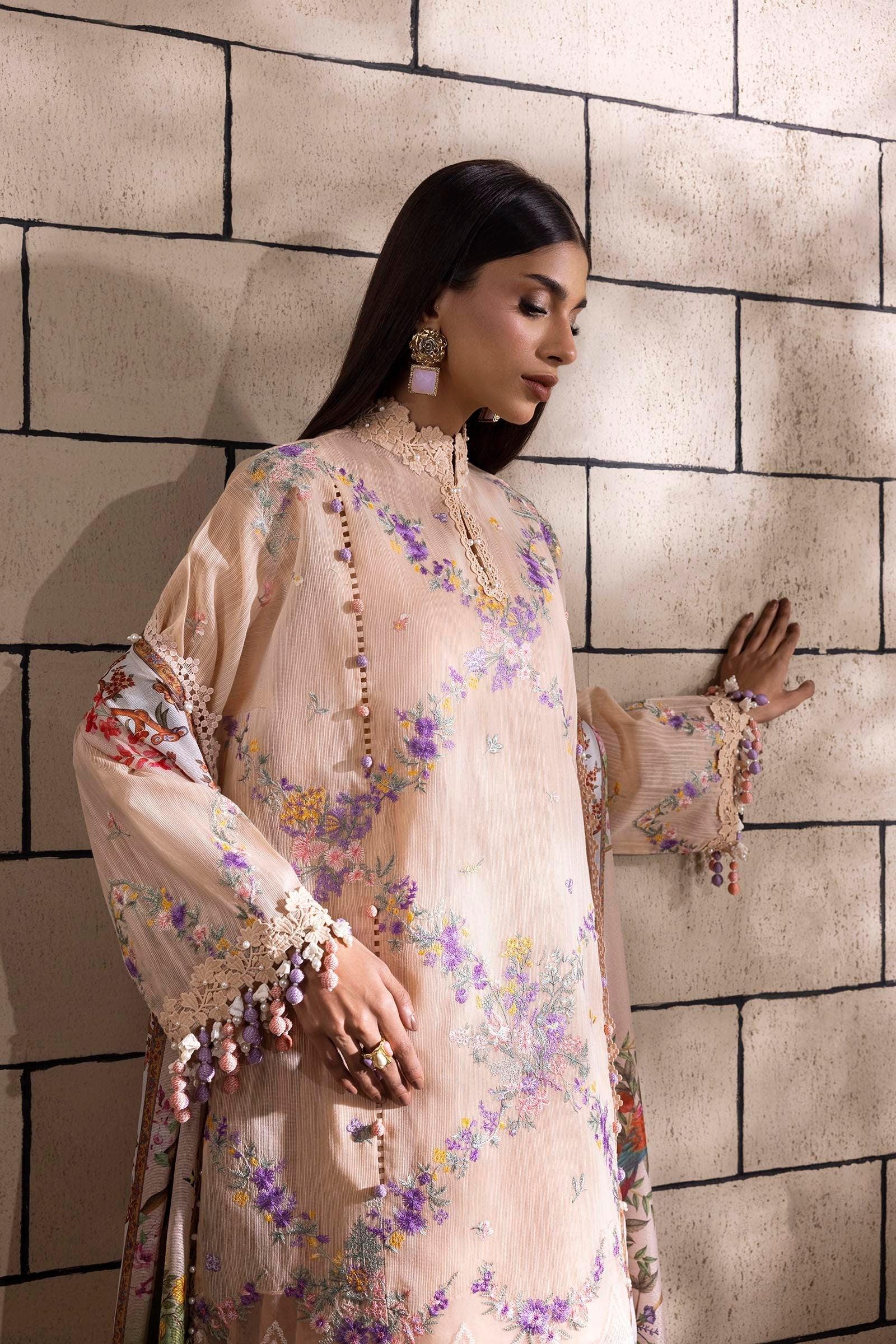 Sana Safinaz | Muzlin Spring 25 | M251-002A-3CV - Rang-e-Khaas