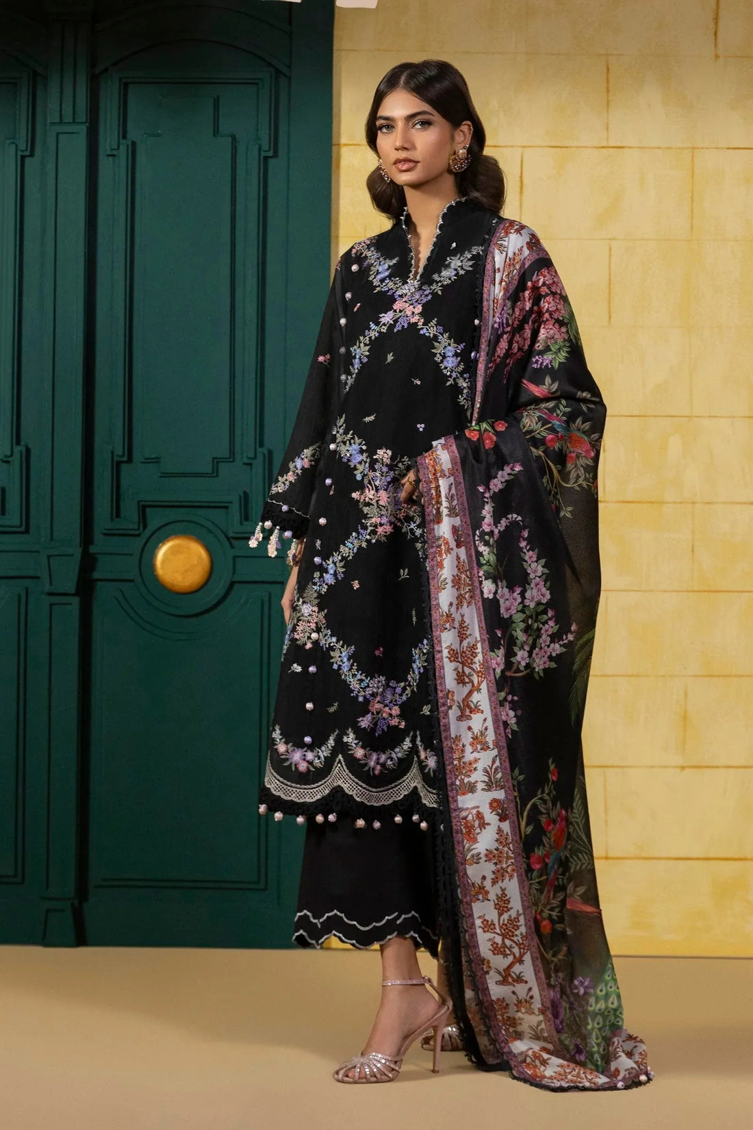 Sana Safinaz | Muzlin Spring 25 | M251-002B-3CV - Rang-e-Khaas