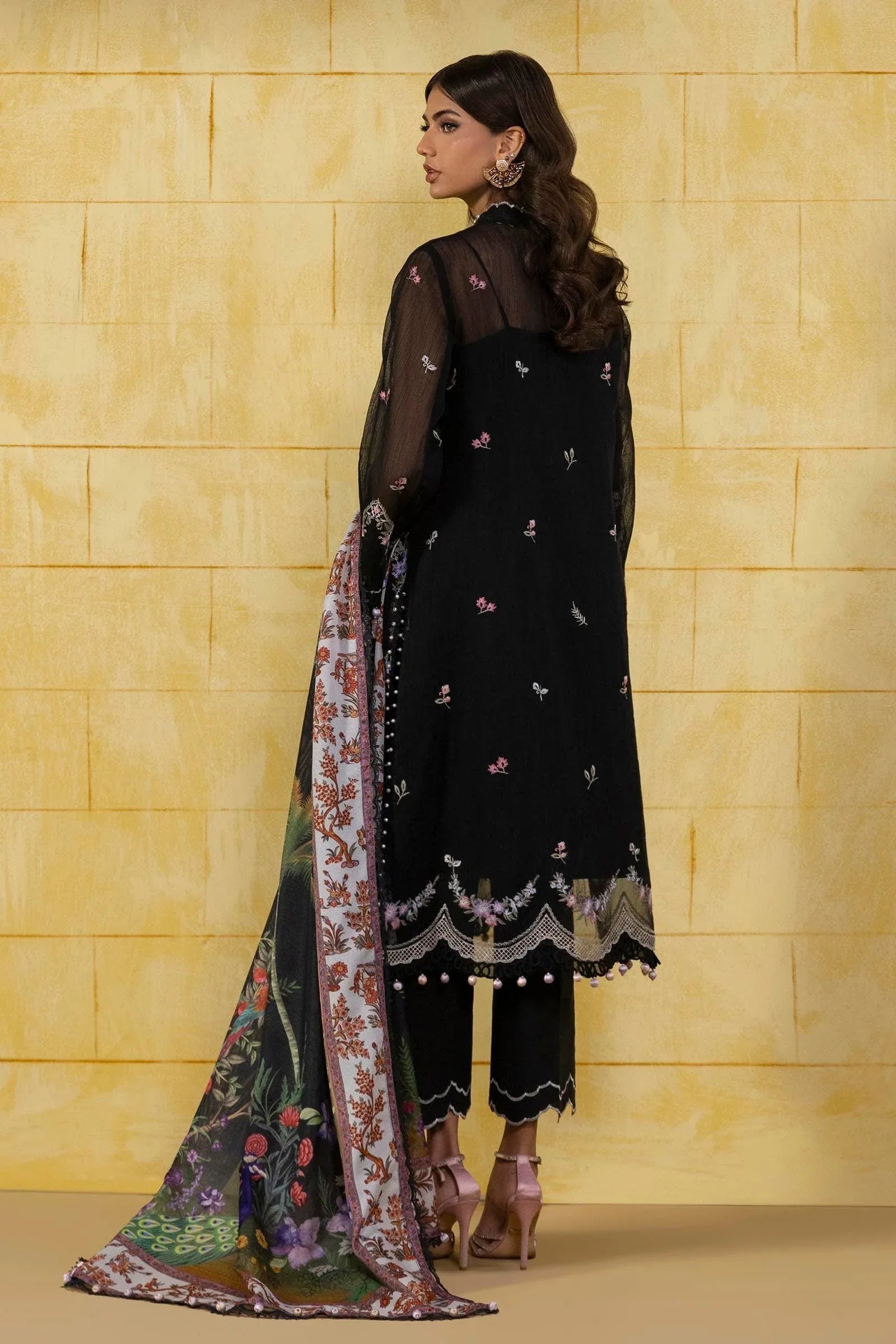 Sana Safinaz | Muzlin Spring 25 | M251-002B-3CV - Rang-e-Khaas