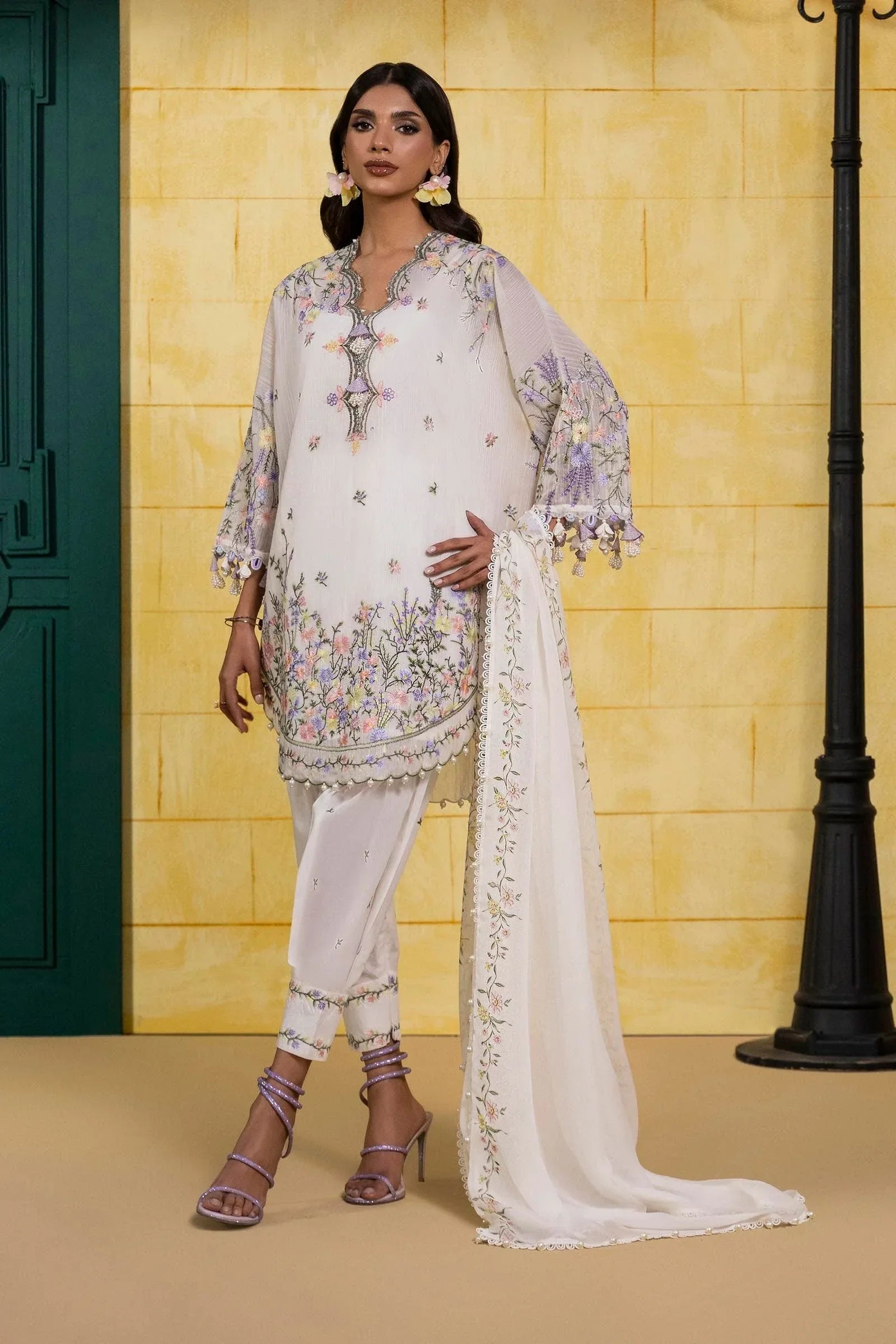 Sana Safinaz | Muzlin Spring 25 | M251-003A-3CJ - Rang-e-Khaas