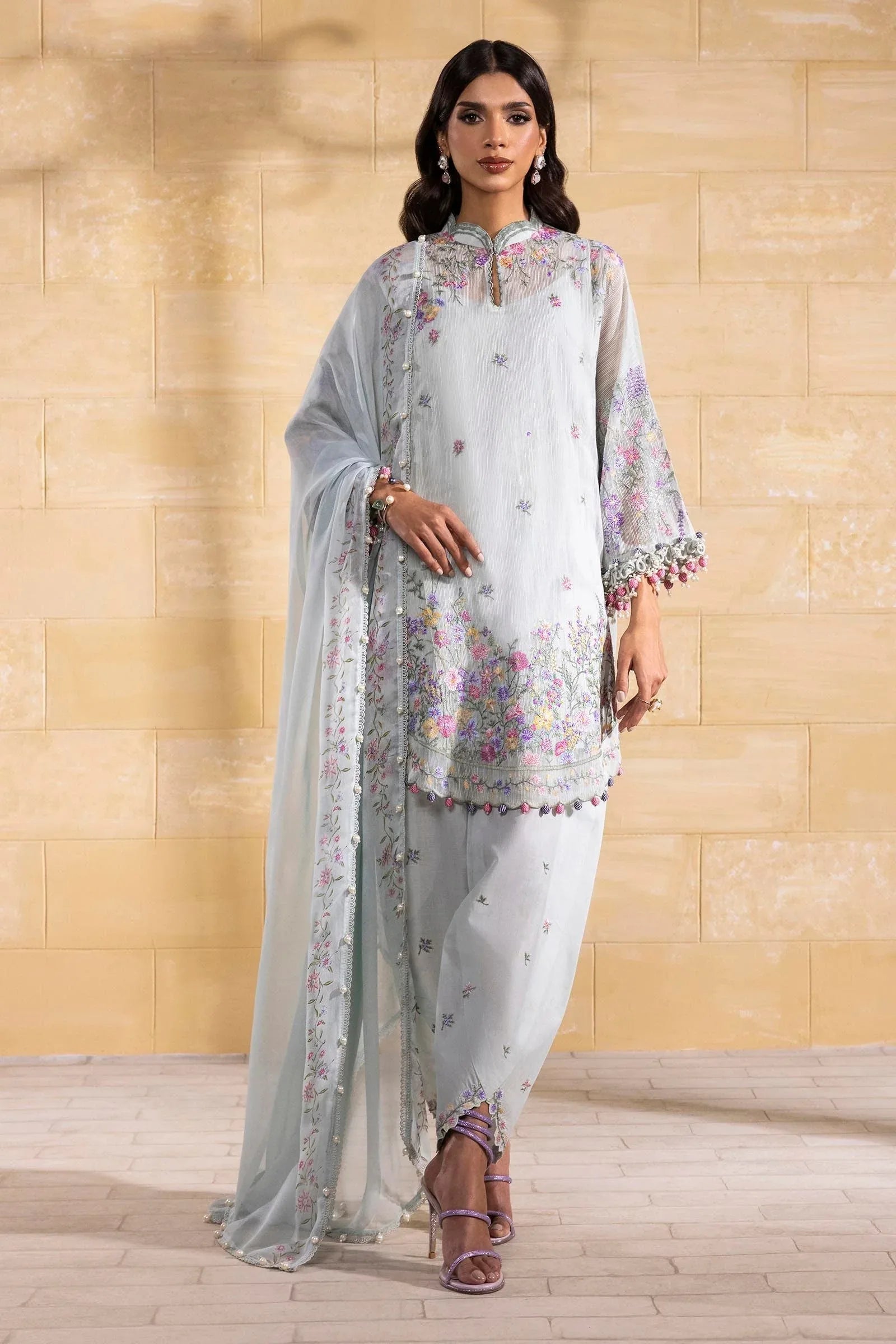 Sana Safinaz | Muzlin Spring 25 | M251-003B-3CJ - Rang-e-Khaas