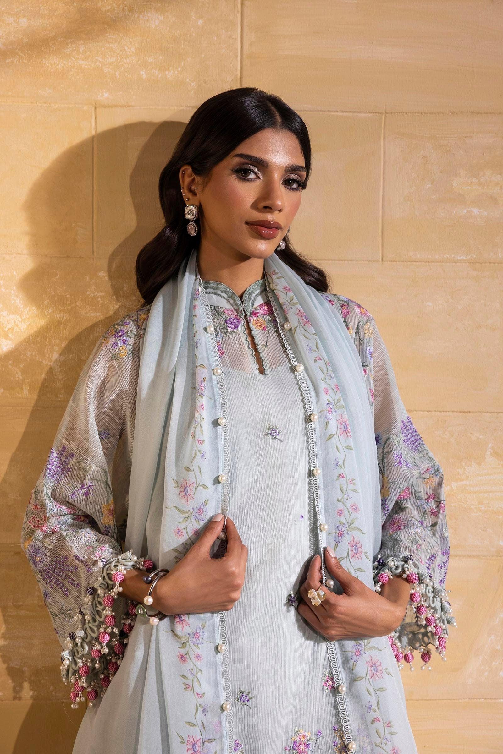 Sana Safinaz | Muzlin Spring 25 | M251-003B-3CJ - Rang-e-Khaas