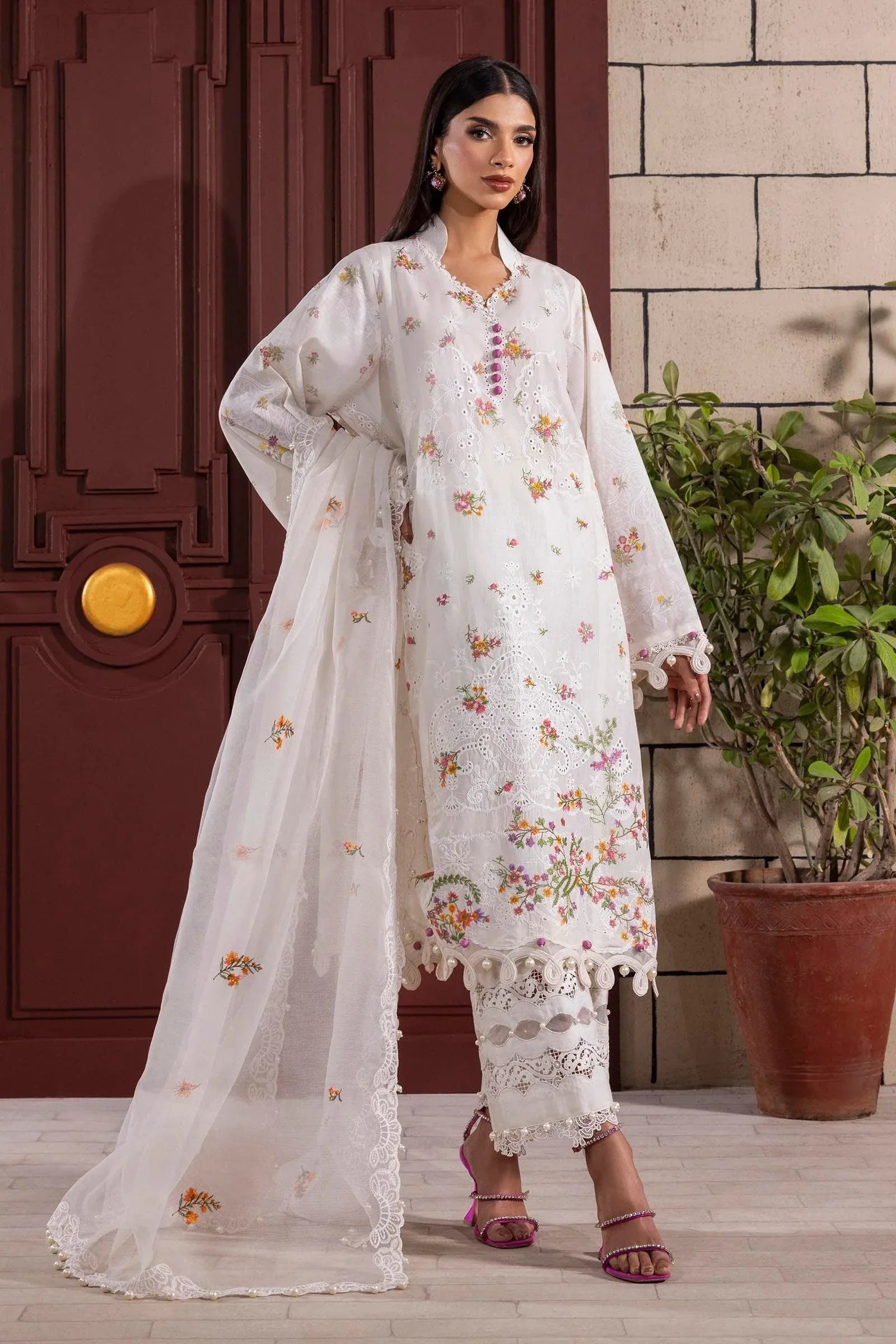 Sana Safinaz | Muzlin Spring 25 | M251-004A-3CT - Rang-e-Khaas