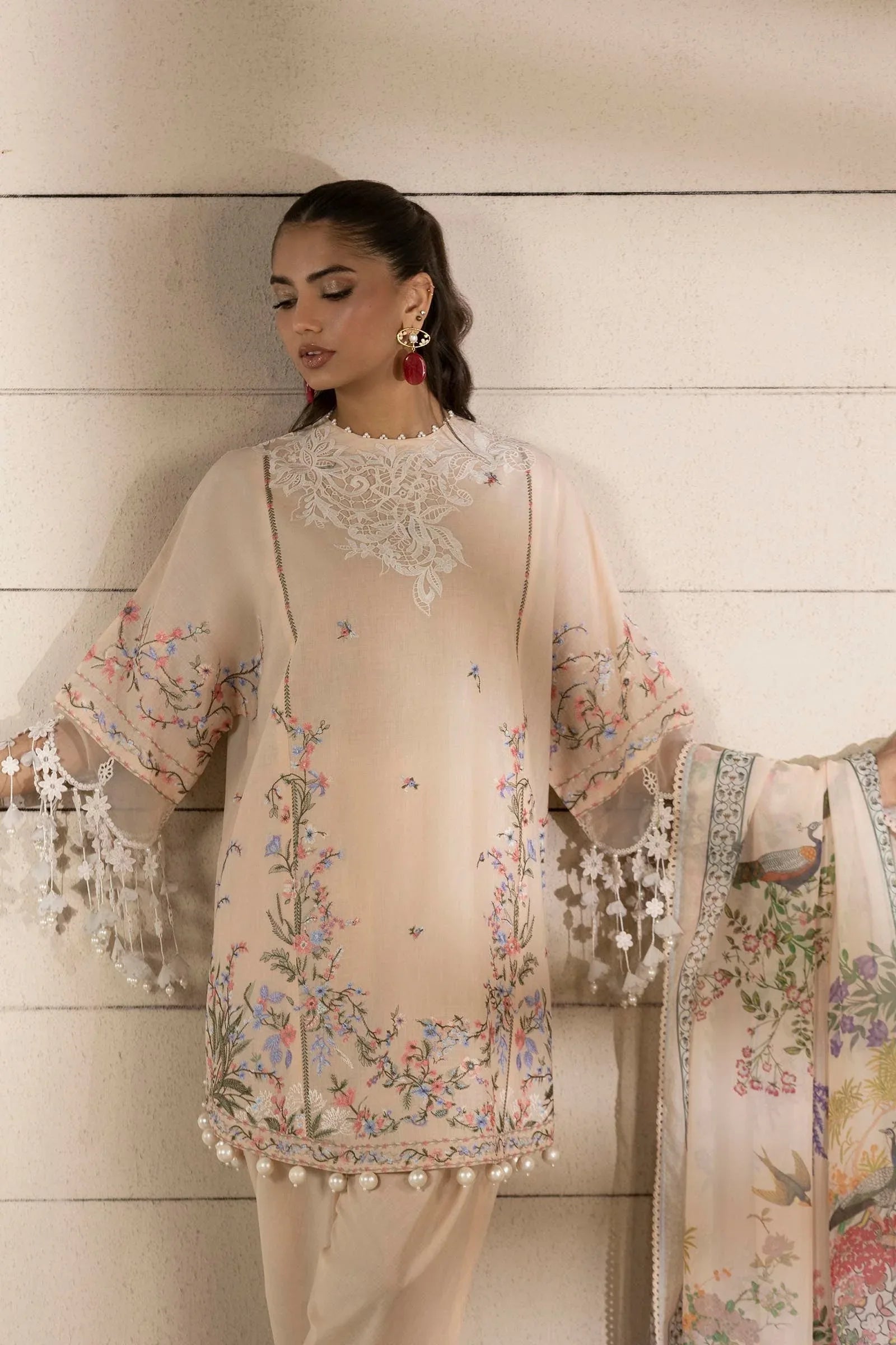 Sana Safinaz | Muzlin Spring 25 | M251-005B-3CL - Rang-e-Khaas
