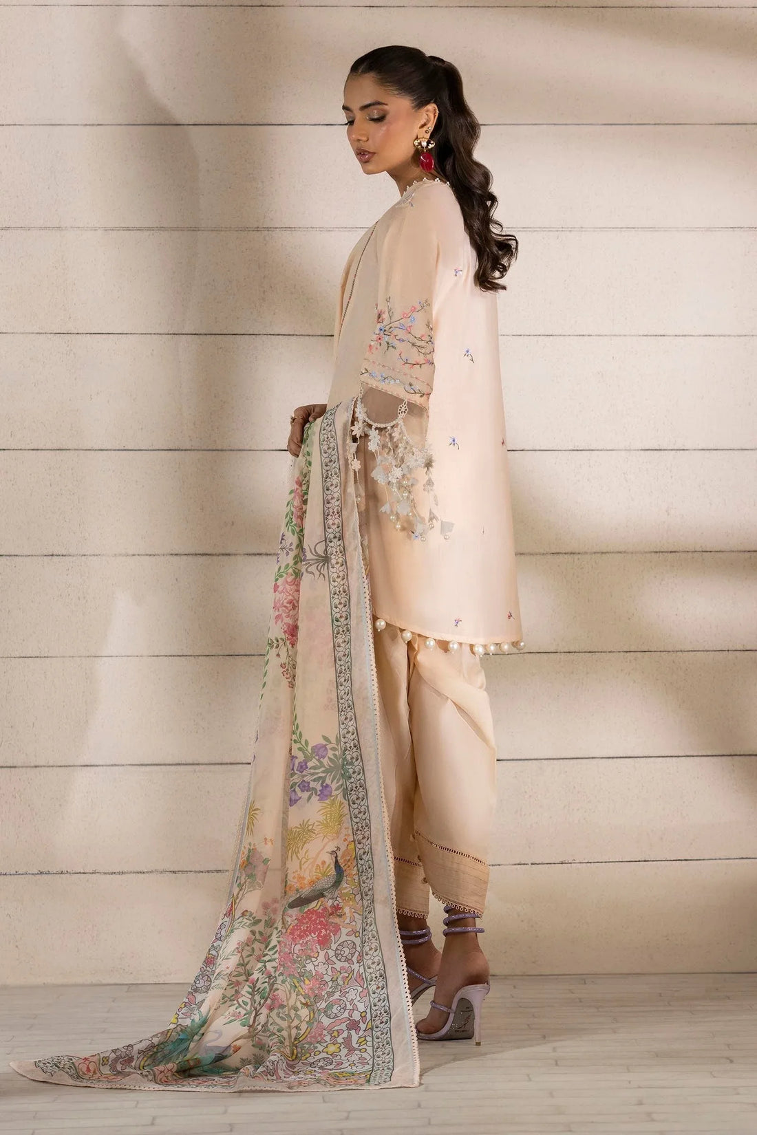 Sana Safinaz | Muzlin Spring 25 | M251-005B-3CL - Rang-e-Khaas