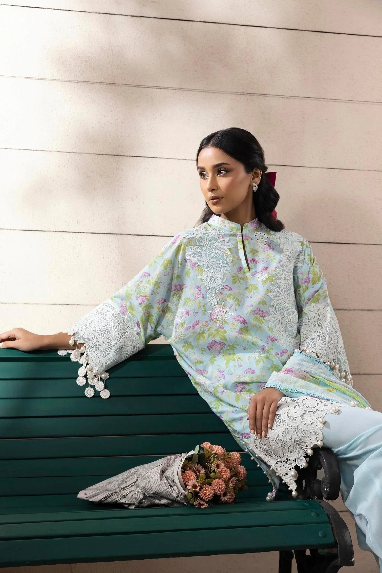 Sana Safinaz | Muzlin Spring 25 | M251-006B-3CI - Rang-e-Khaas