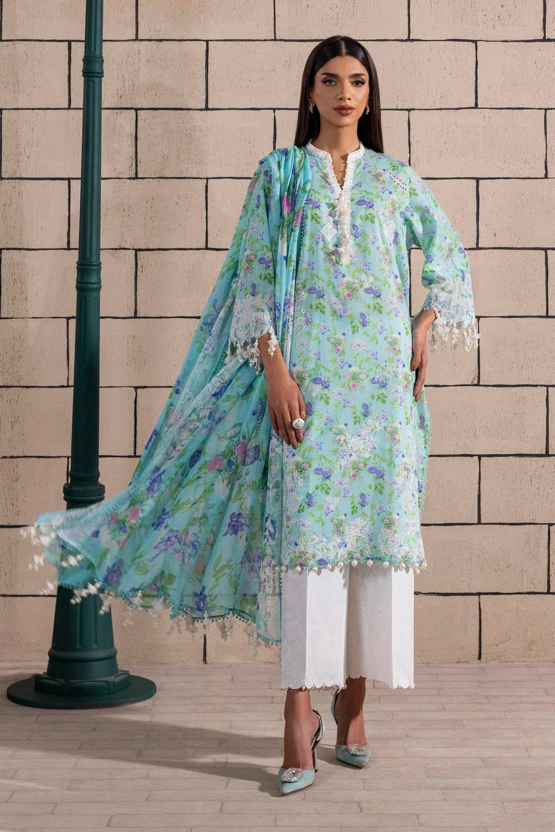 Sana Safinaz | Muzlin Spring 25 | M251-007B-3CI - Rang-e-Khaas