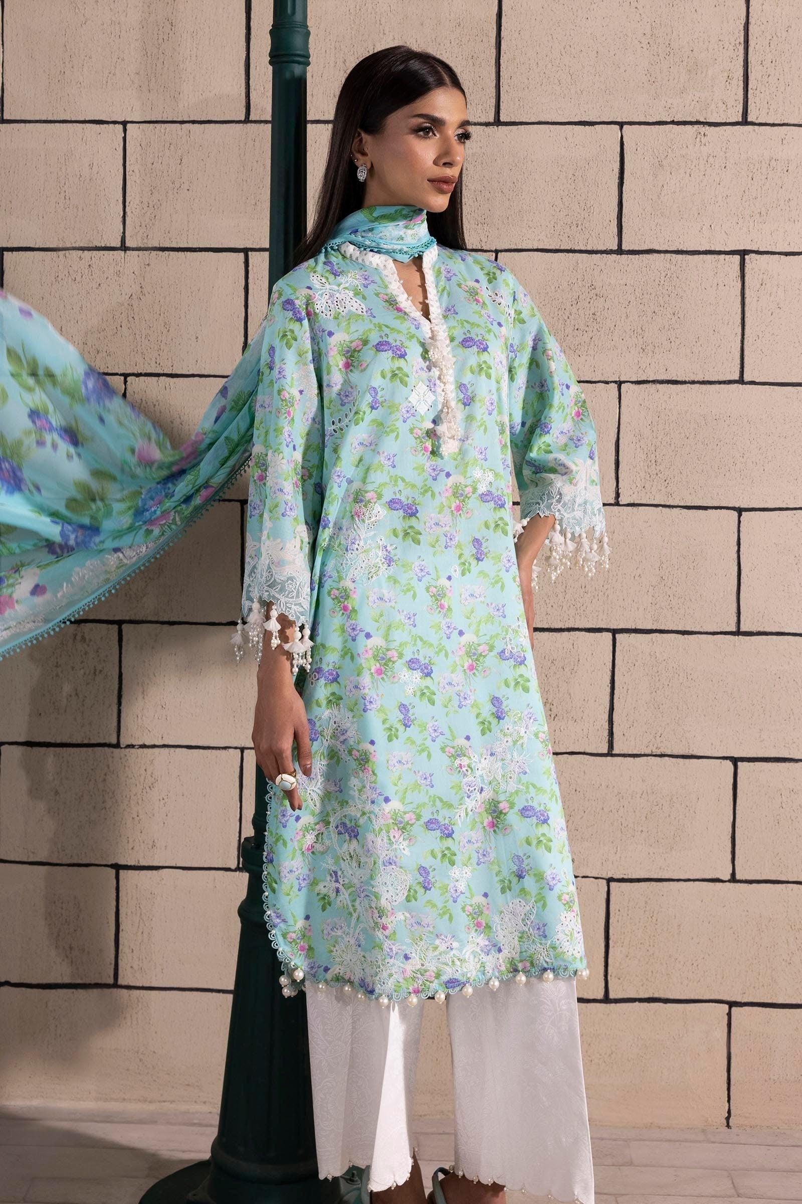 Sana Safinaz | Muzlin Spring 25 | M251-007B-3CI - Rang-e-Khaas