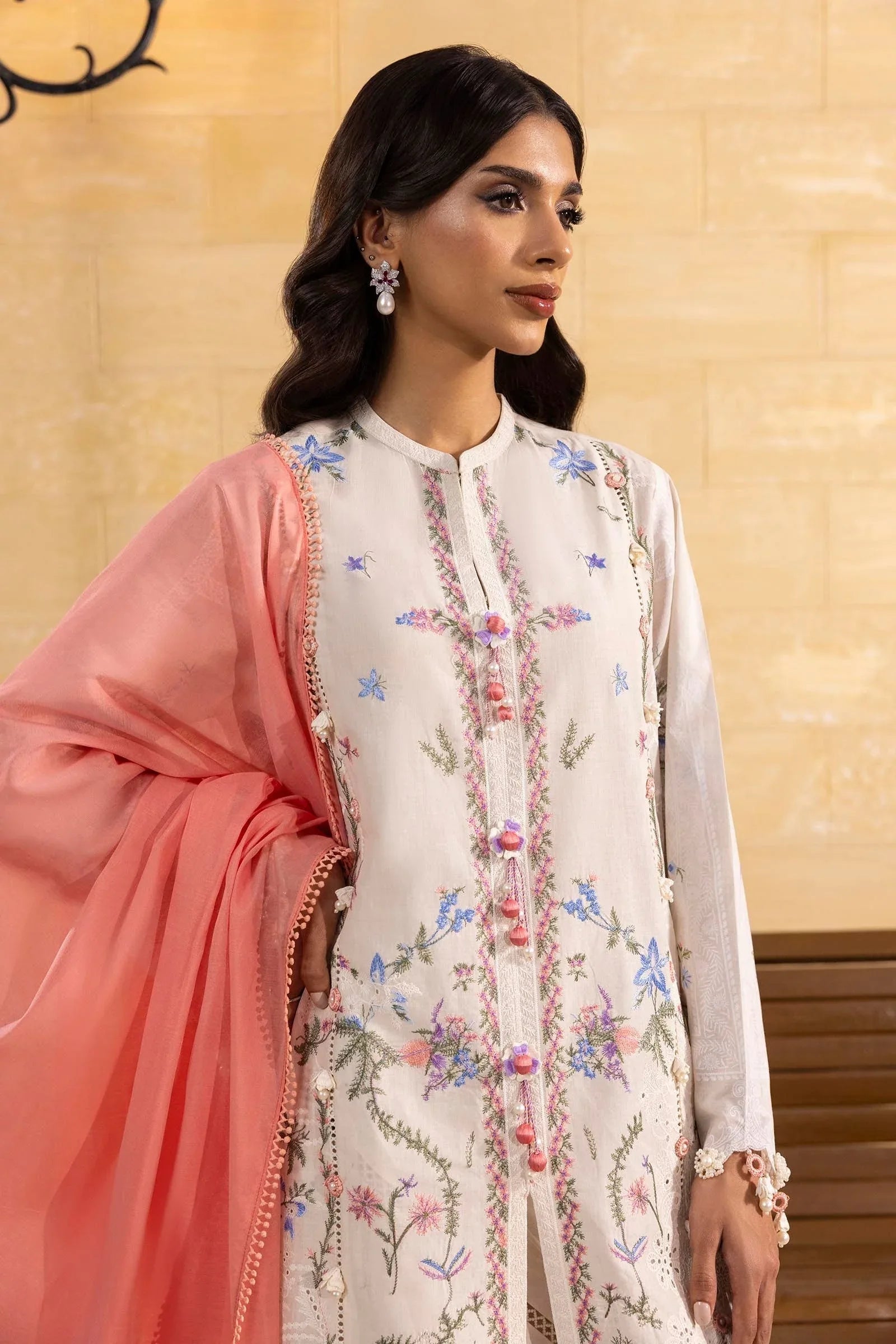Sana Safinaz | Muzlin Spring | M251-008B-3DG - Rang-e-Khaas