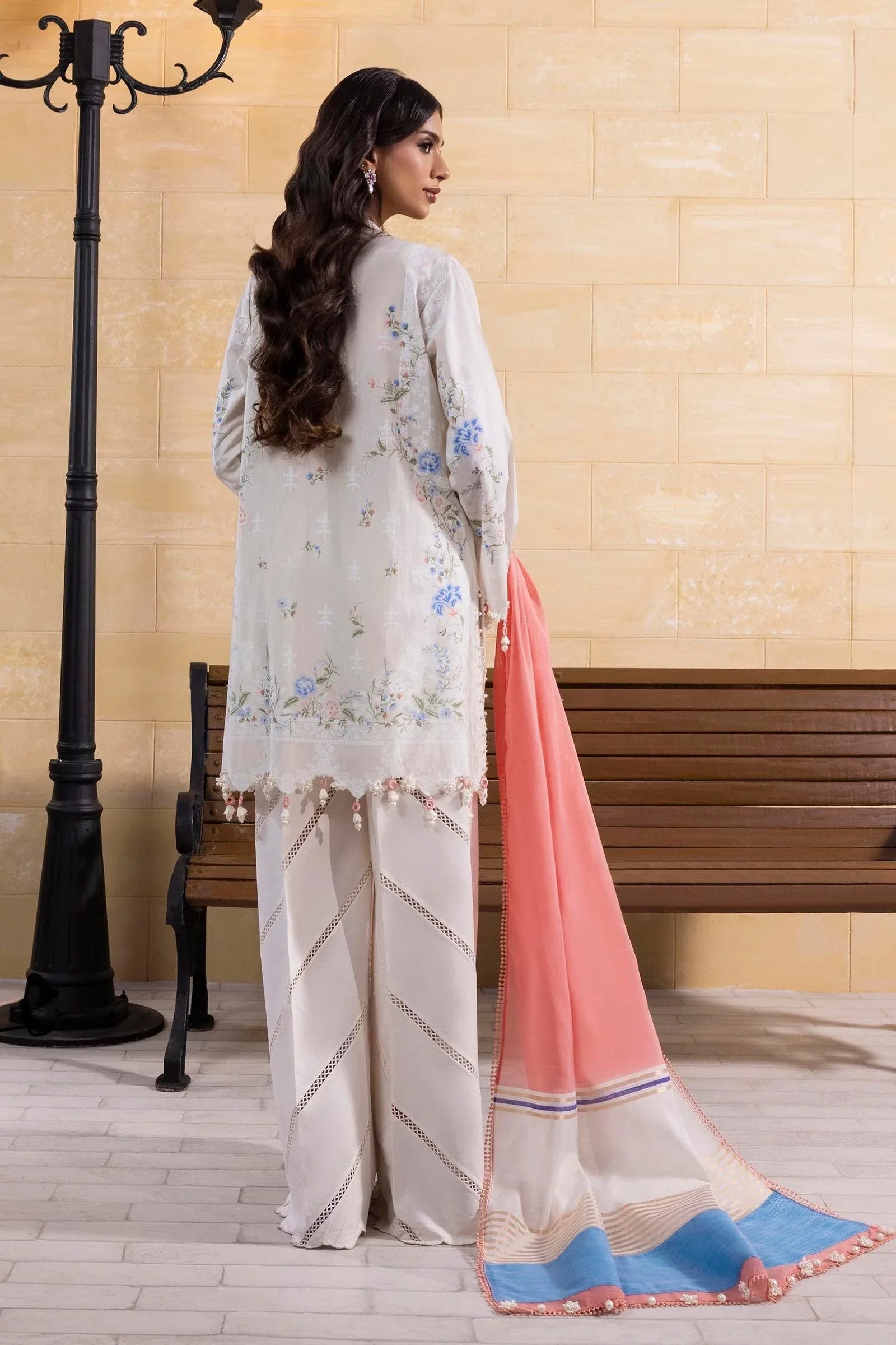 Sana Safinaz | Muzlin Spring 25 | M251-008B-3DG - Rang-e-Khaas