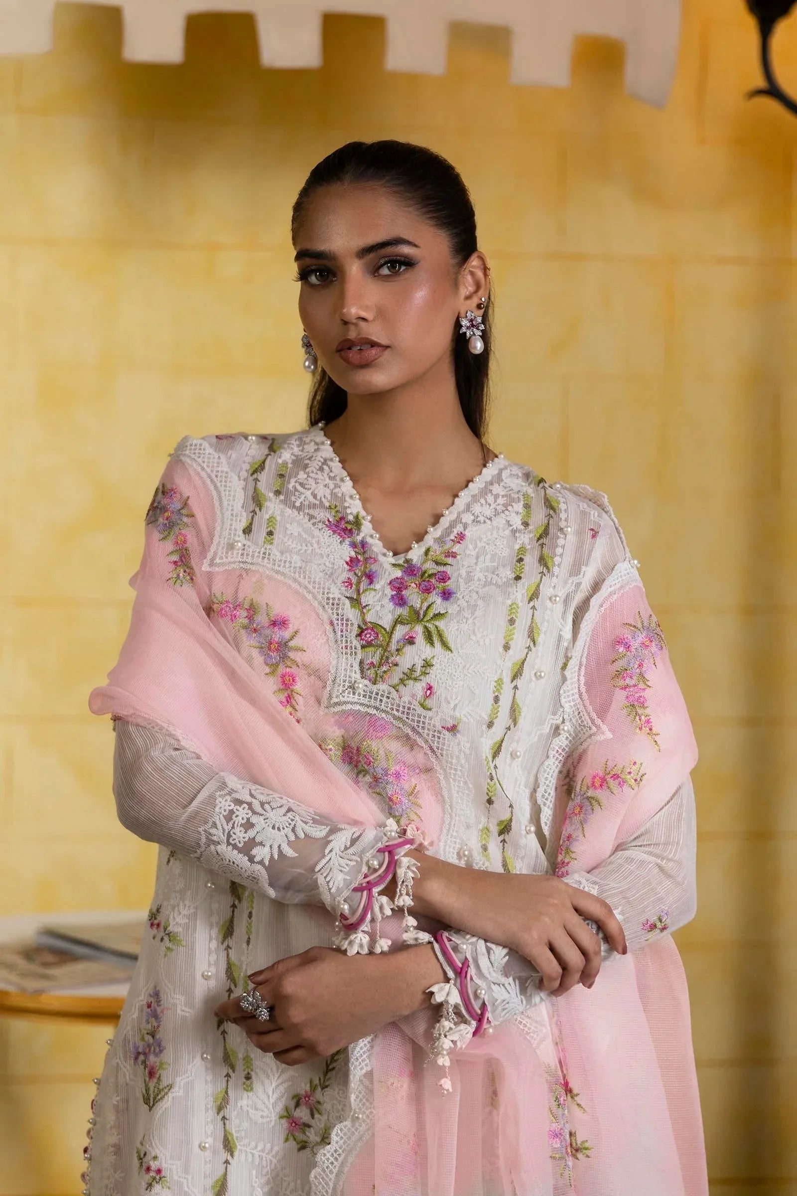 Sana Safinaz | Muzlin Spring 25 | M251-009A-3CT - Rang-e-Khaas