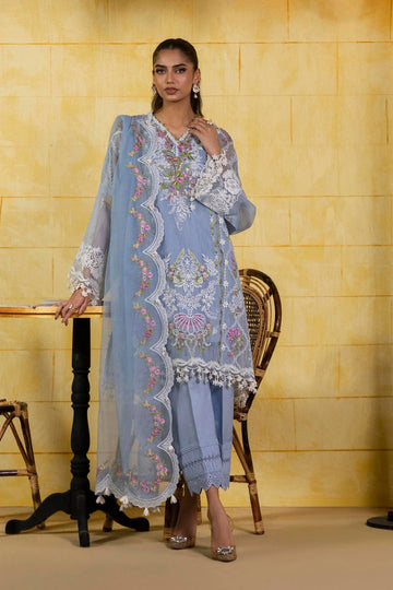 Sana Safinaz | Muzlin Spring 25 | M251-009B-3CT - Rang-e-Khaas