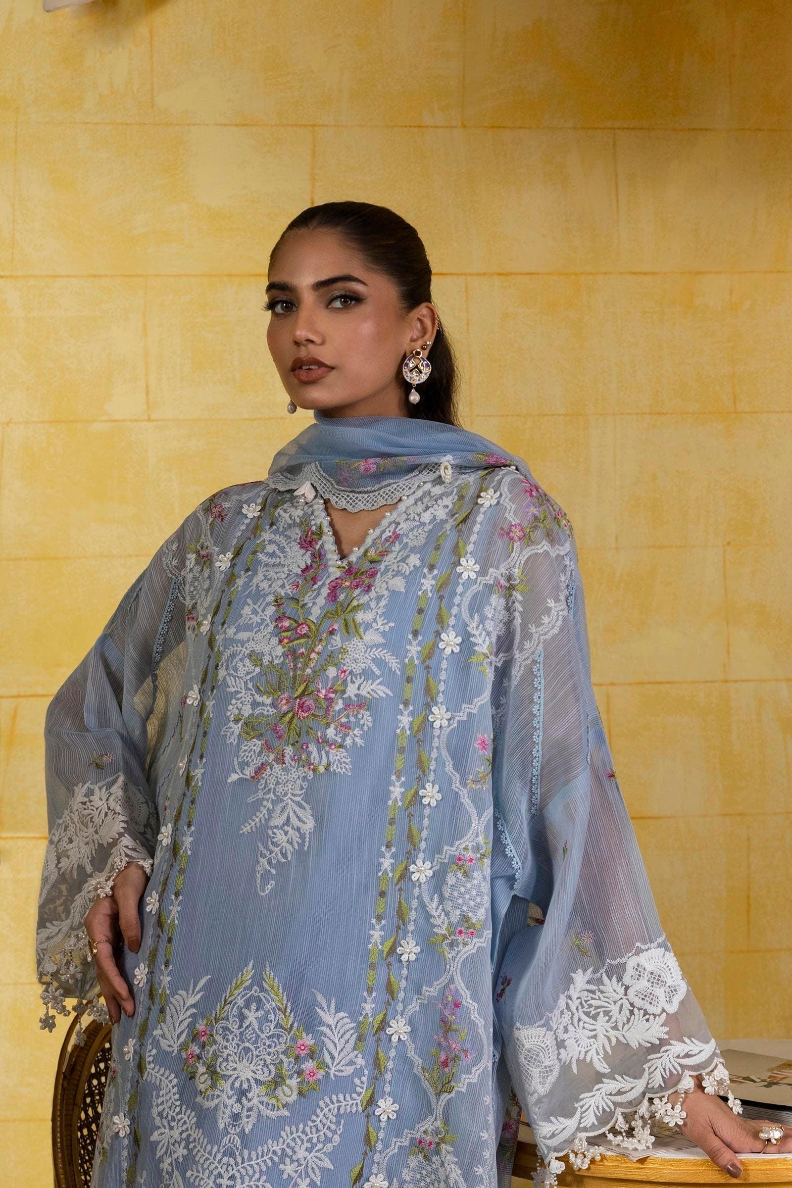 Sana Safinaz | Muzlin Spring 25 | M251-009B-3CT - Rang-e-Khaas