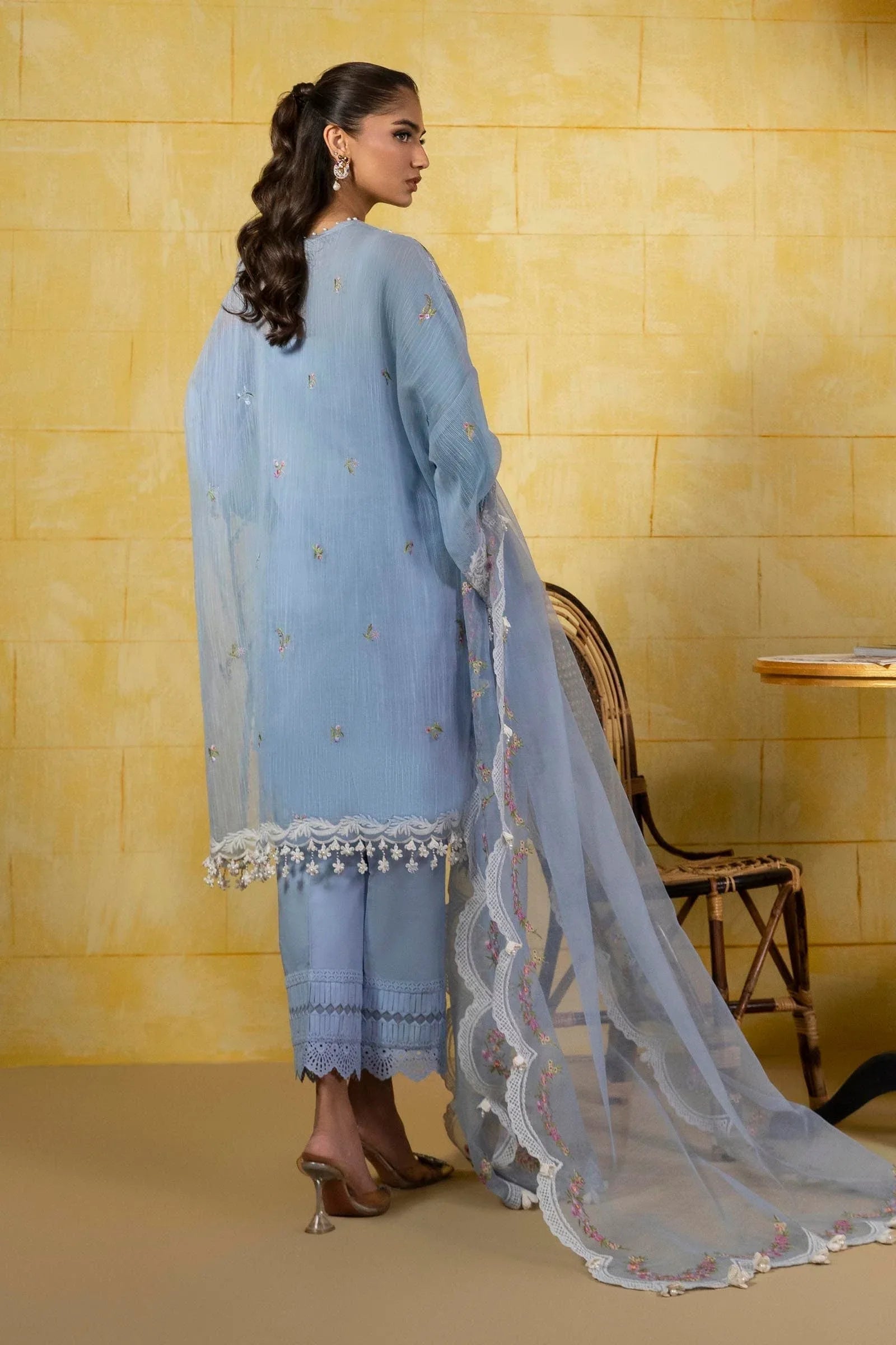 Sana Safinaz | Muzlin Spring 25 | M251-009B-3CT - Rang-e-Khaas