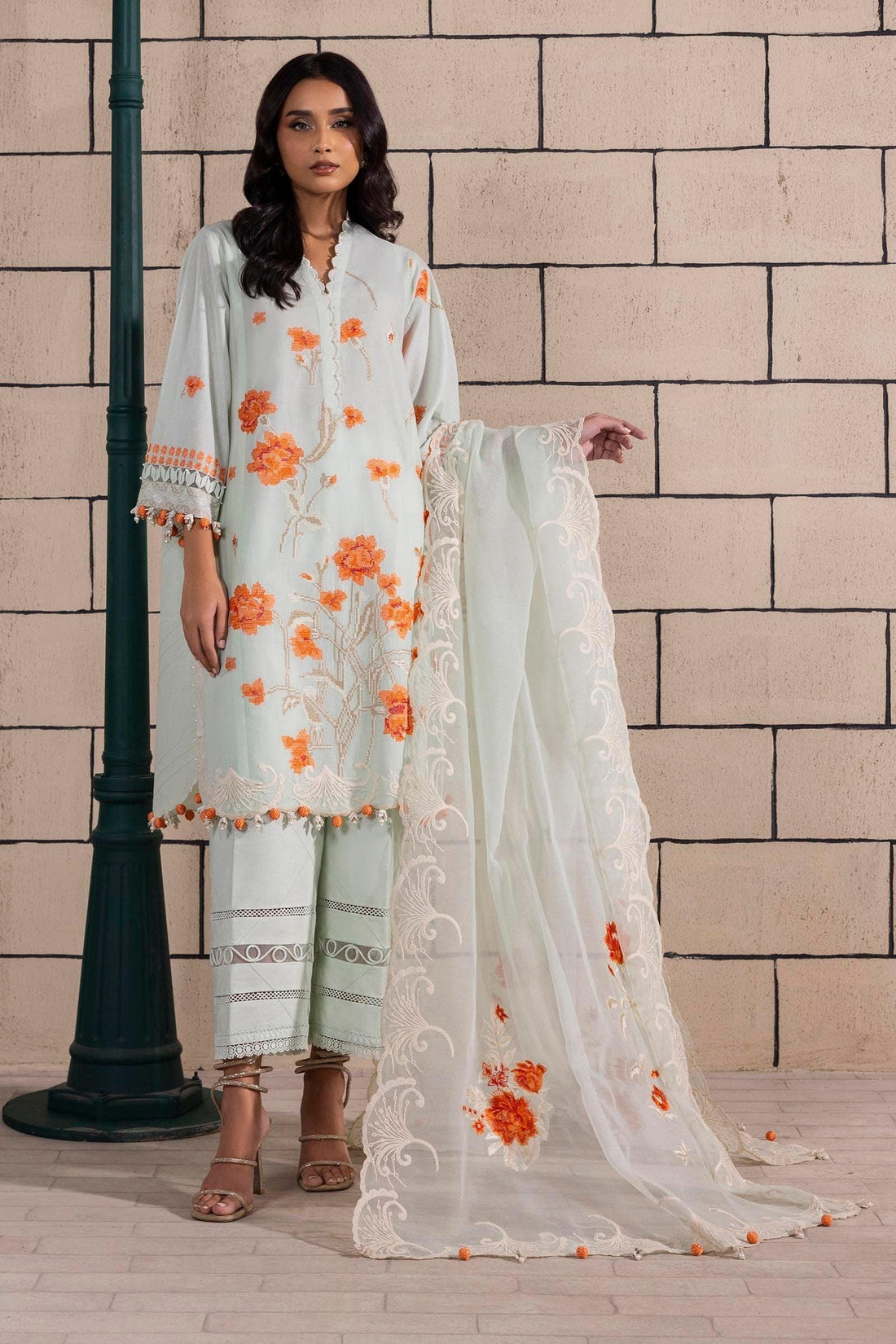 Sana Safinaz | Muzlin Spring 25 | M251-010A-3CS - Rang-e-Khaas