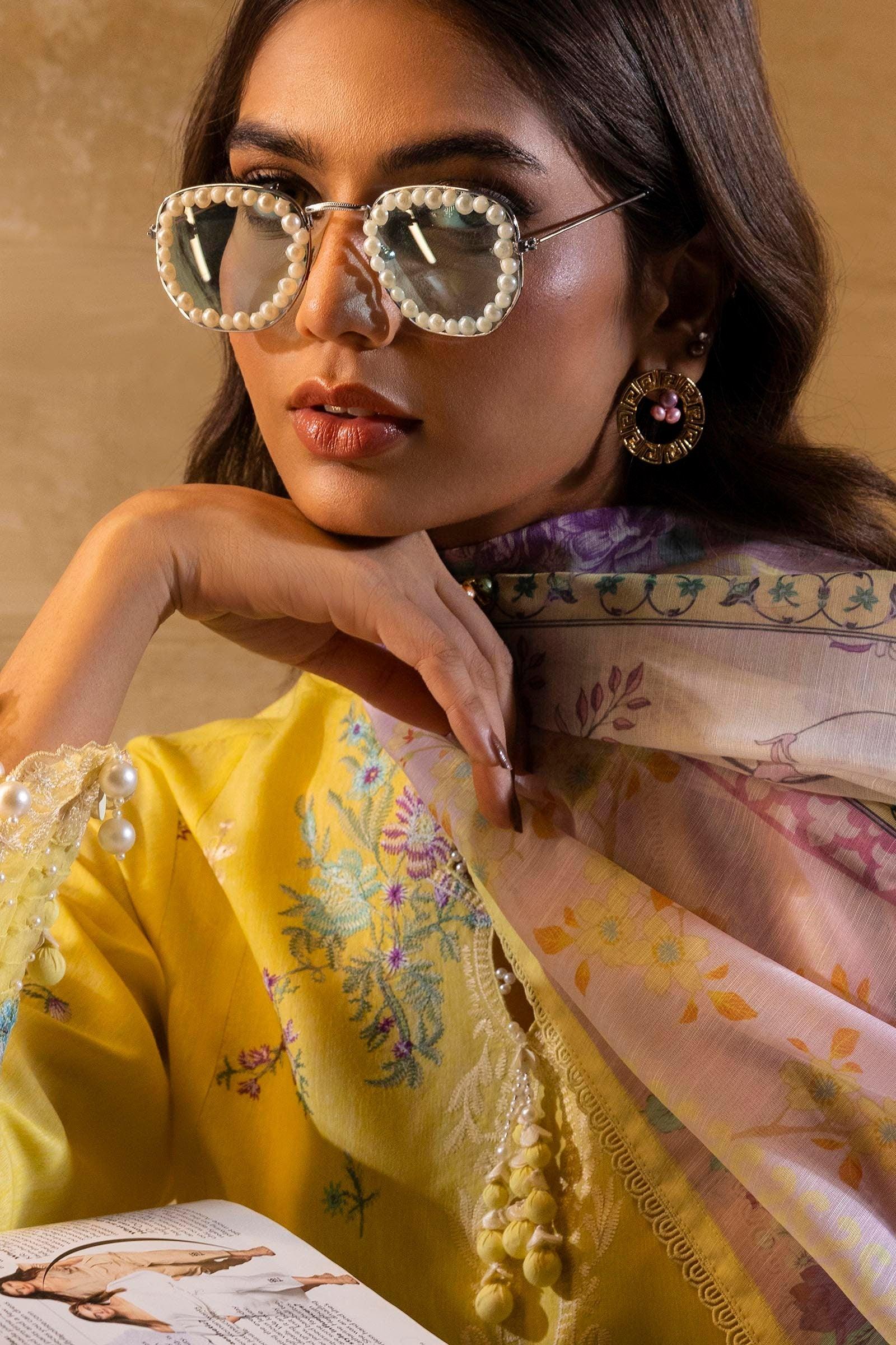 Sana Safinaz | Muzlin Spring 25 | M251-011B-3CV - Rang-e-Khaas