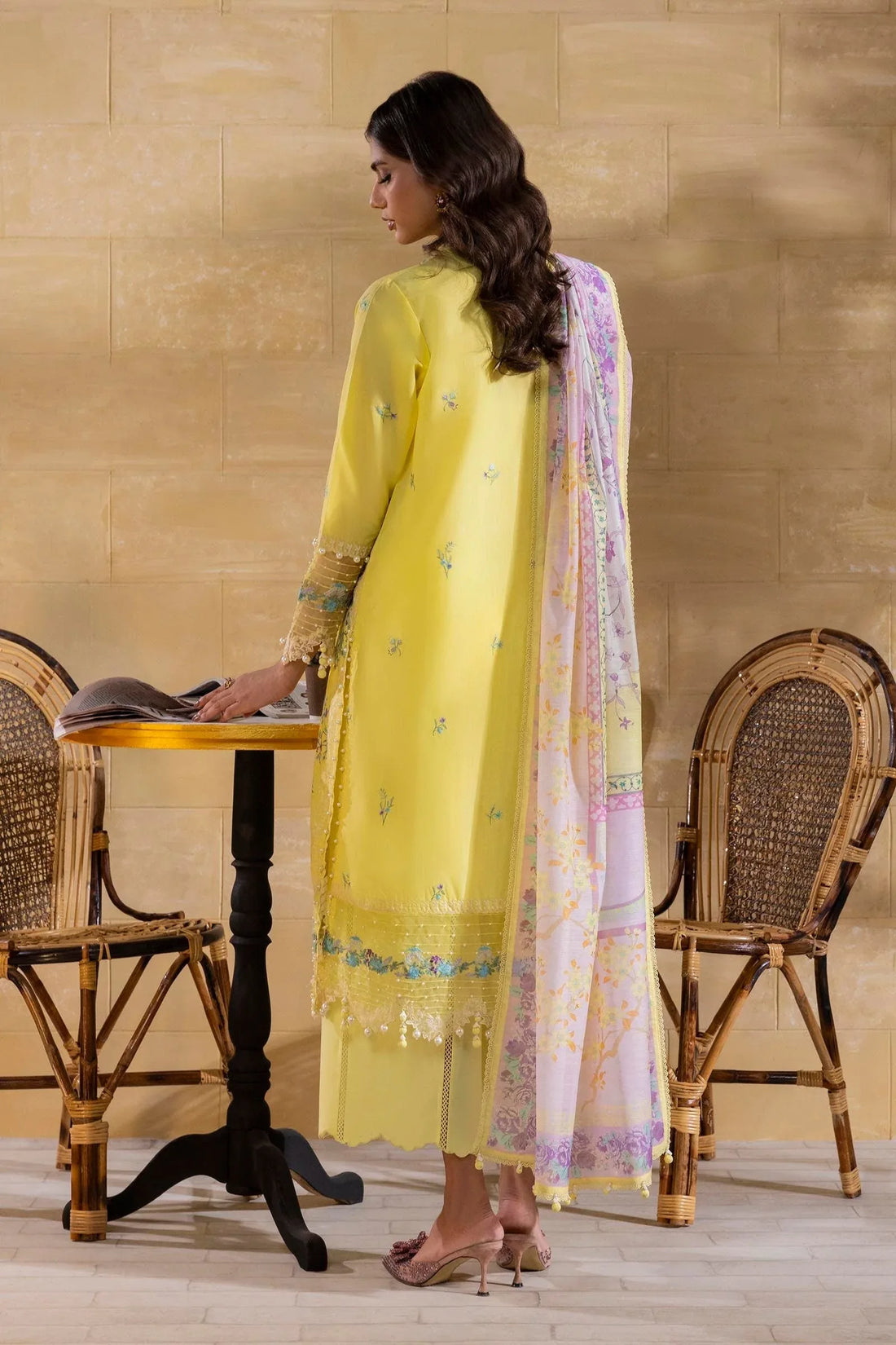 Sana Safinaz | Muzlin Spring 25 | M251-011B-3CV - Rang-e-Khaas