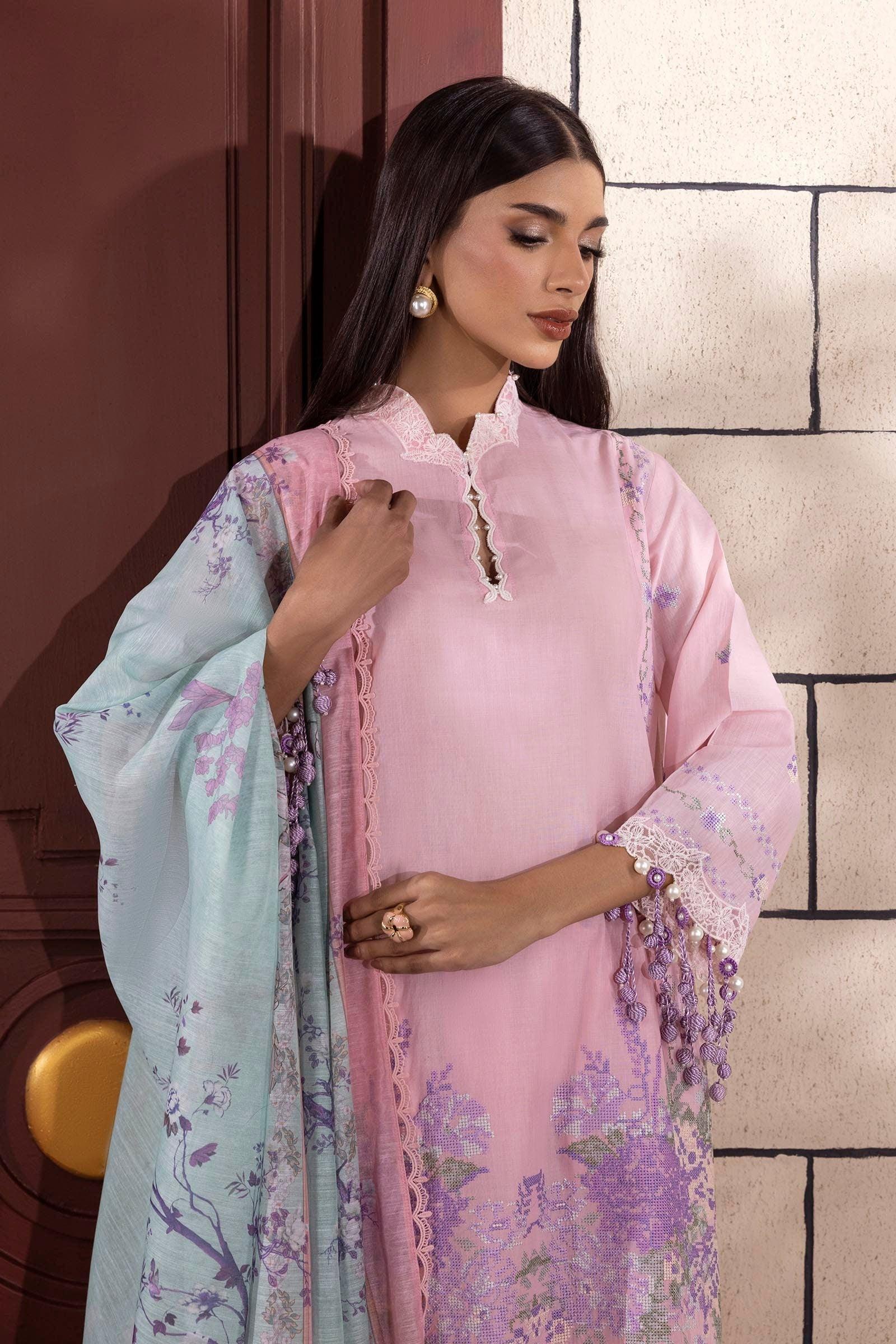 Sana Safinaz | Muzlin Spring 25 | M251-012B-3CV - Rang-e-Khaas