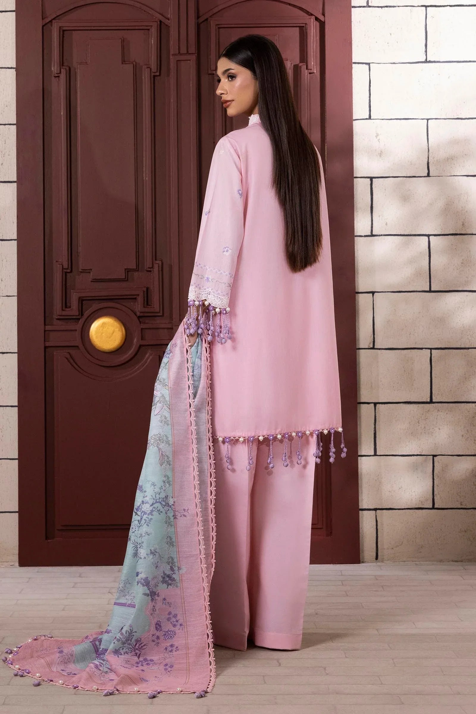 Sana Safinaz | Muzlin Spring 25 | M251-012B-3CV - Rang-e-Khaas
