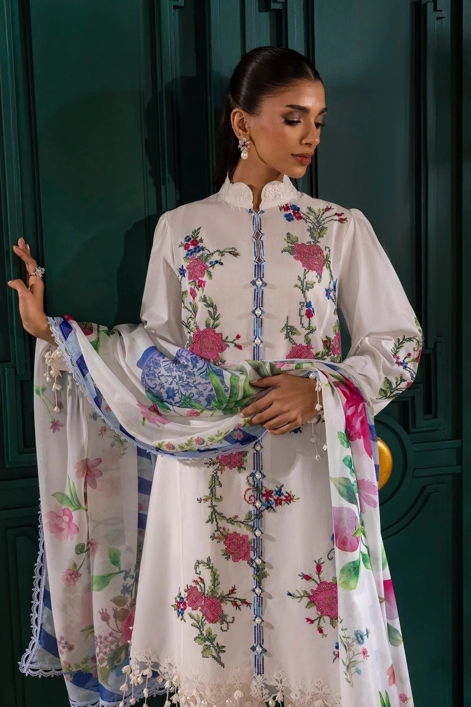 Sana Safinaz | Muzlin Spring 25 | M251-013A-3CL - Rang-e-Khaas