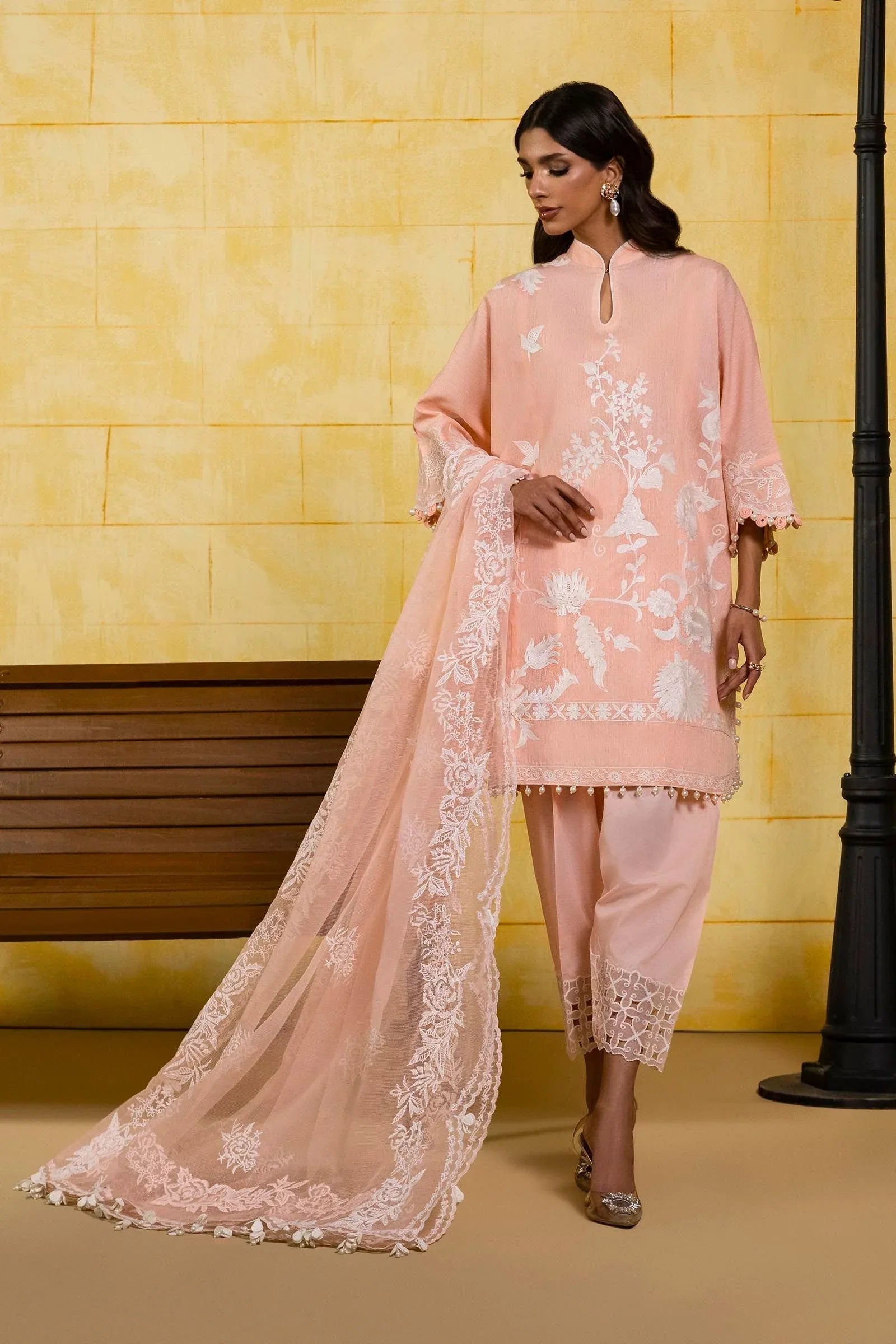 Sana Safinaz | Muzlin Spring 25 | M251-015A-3CT - Rang-e-Khaas