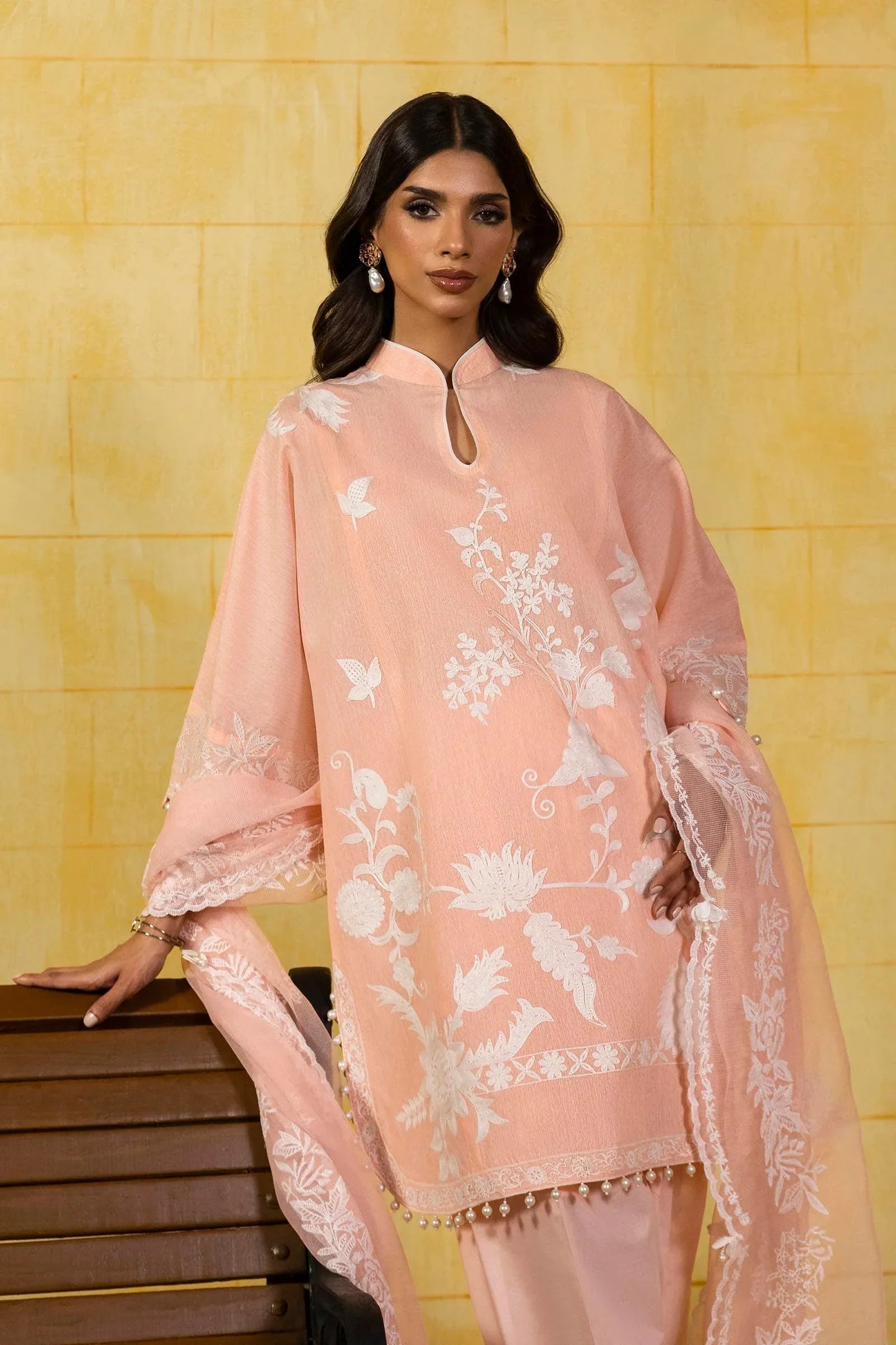 Sana Safinaz | Muzlin Spring 25 | M251-015A-3CT - Rang-e-Khaas