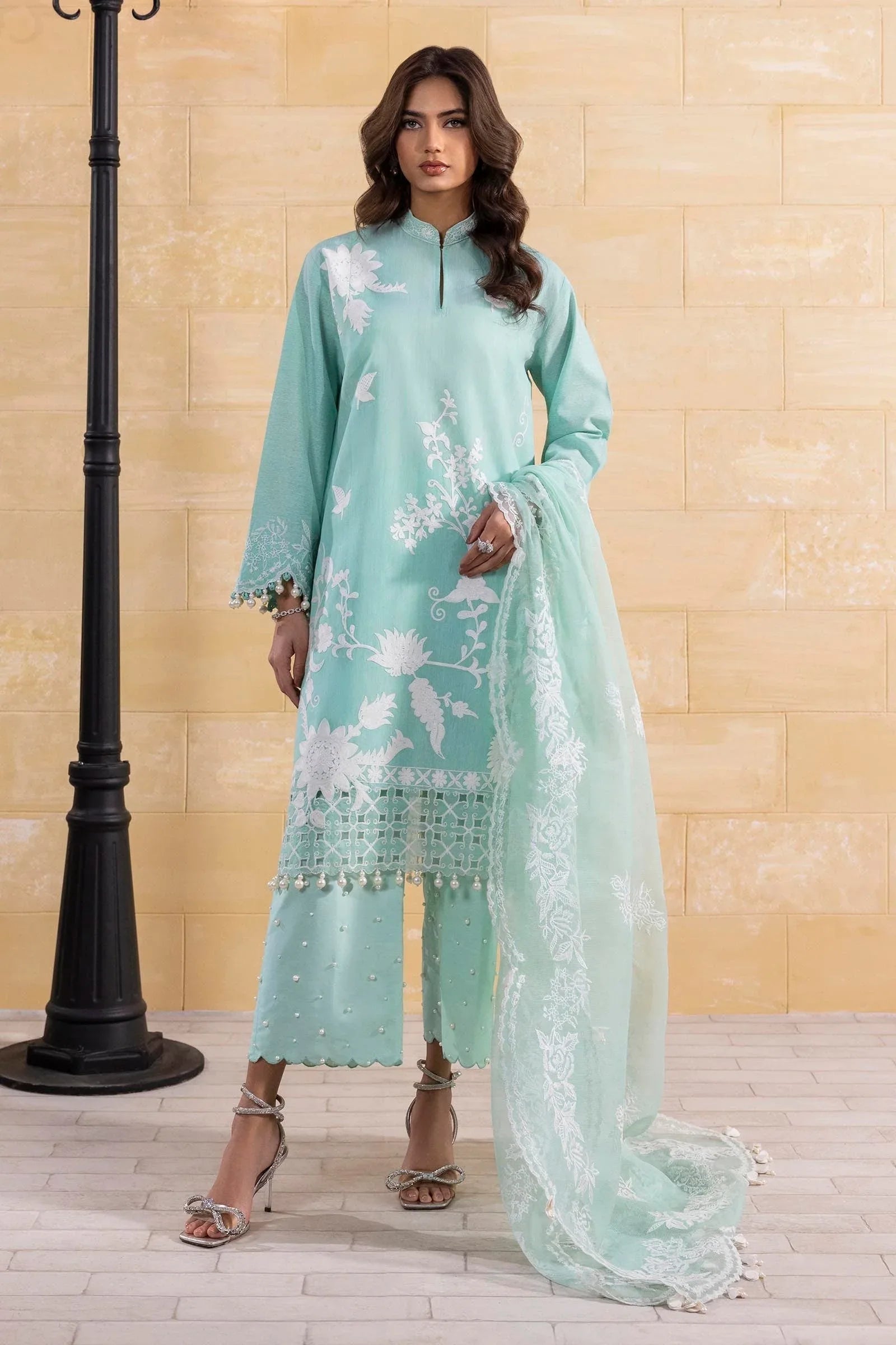 Sana Safinaz | Muzlin Spring 25 | M251-015B-3CT - Rang-e-Khaas