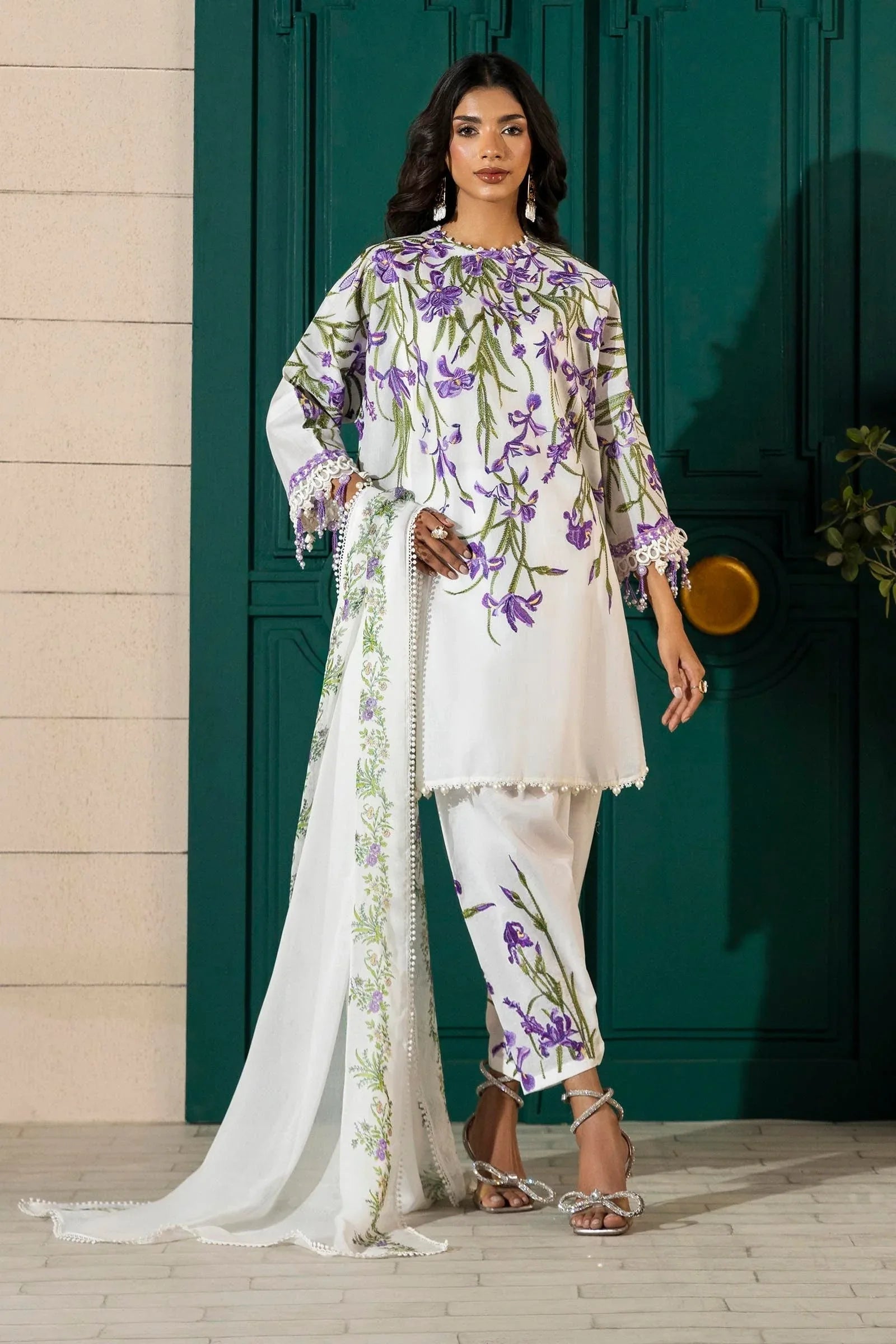 Sana Safinaz | Muzlin Spring 25 | M251-017A-3CJ - Rang-e-Khaas