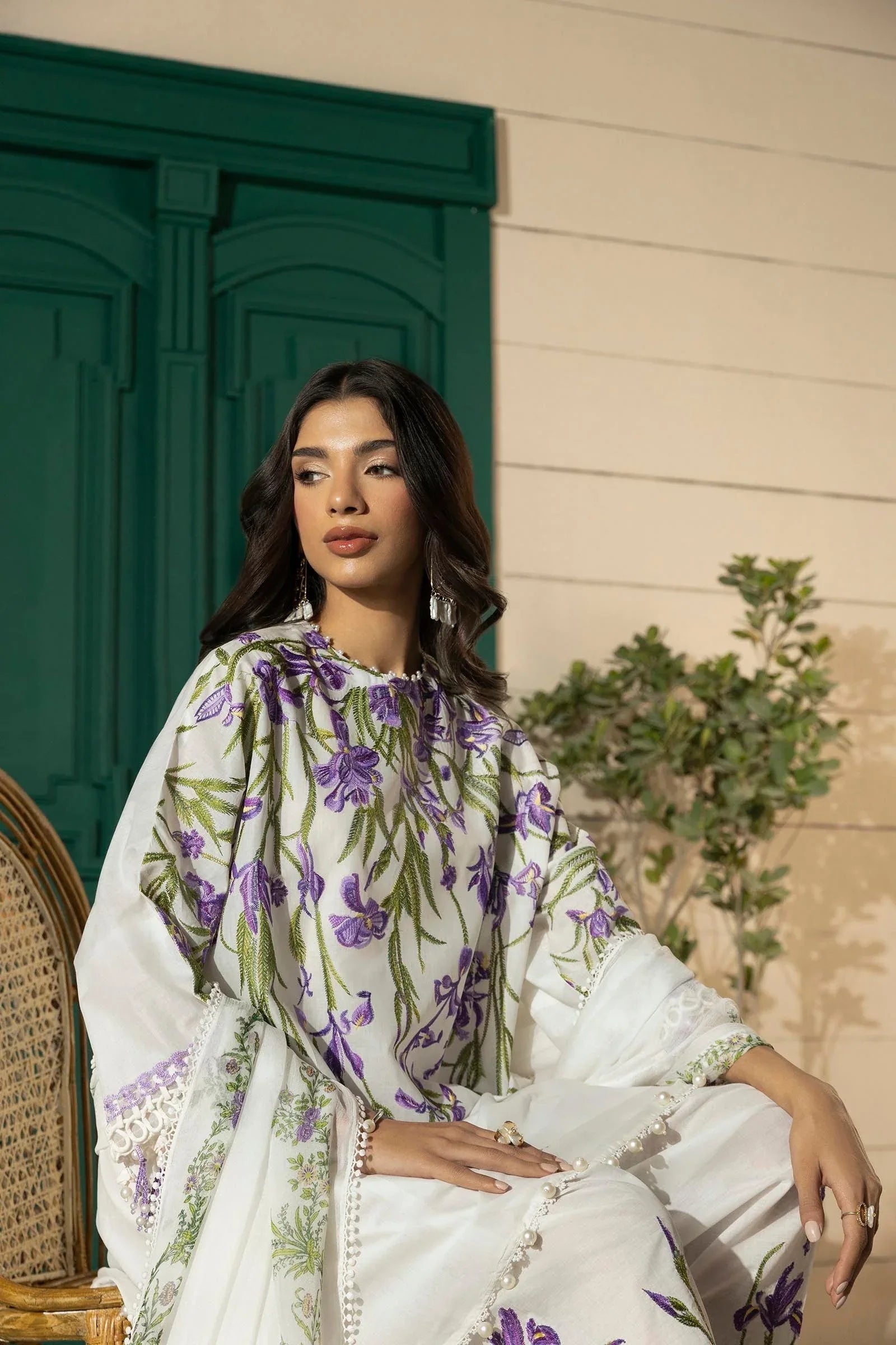 Sana Safinaz | Muzlin Spring 25 | M251-017A-3CJ - Rang-e-Khaas