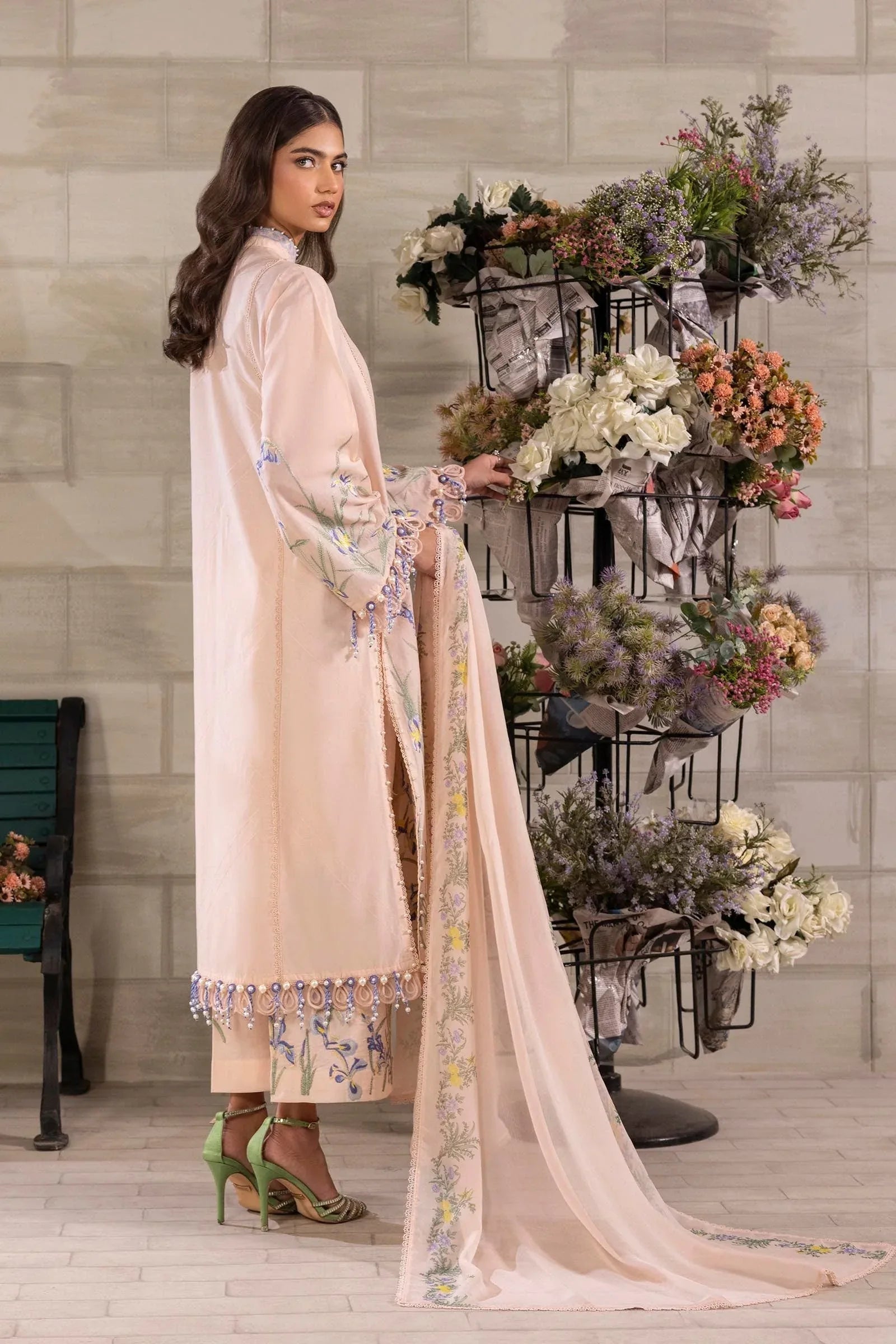 Sana Safinaz | Muzlin Spring 25 | M251-017B-3CJ - Rang-e-Khaas