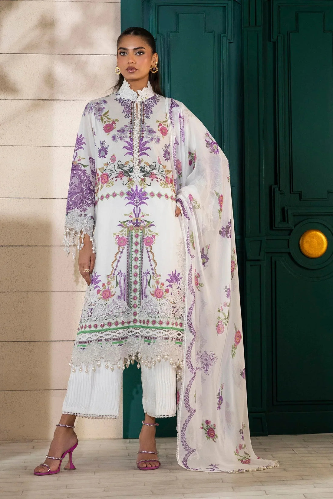 Sana Safinaz | Muzlin Spring 25 | M251-019A-3CS - Rang-e-Khaas