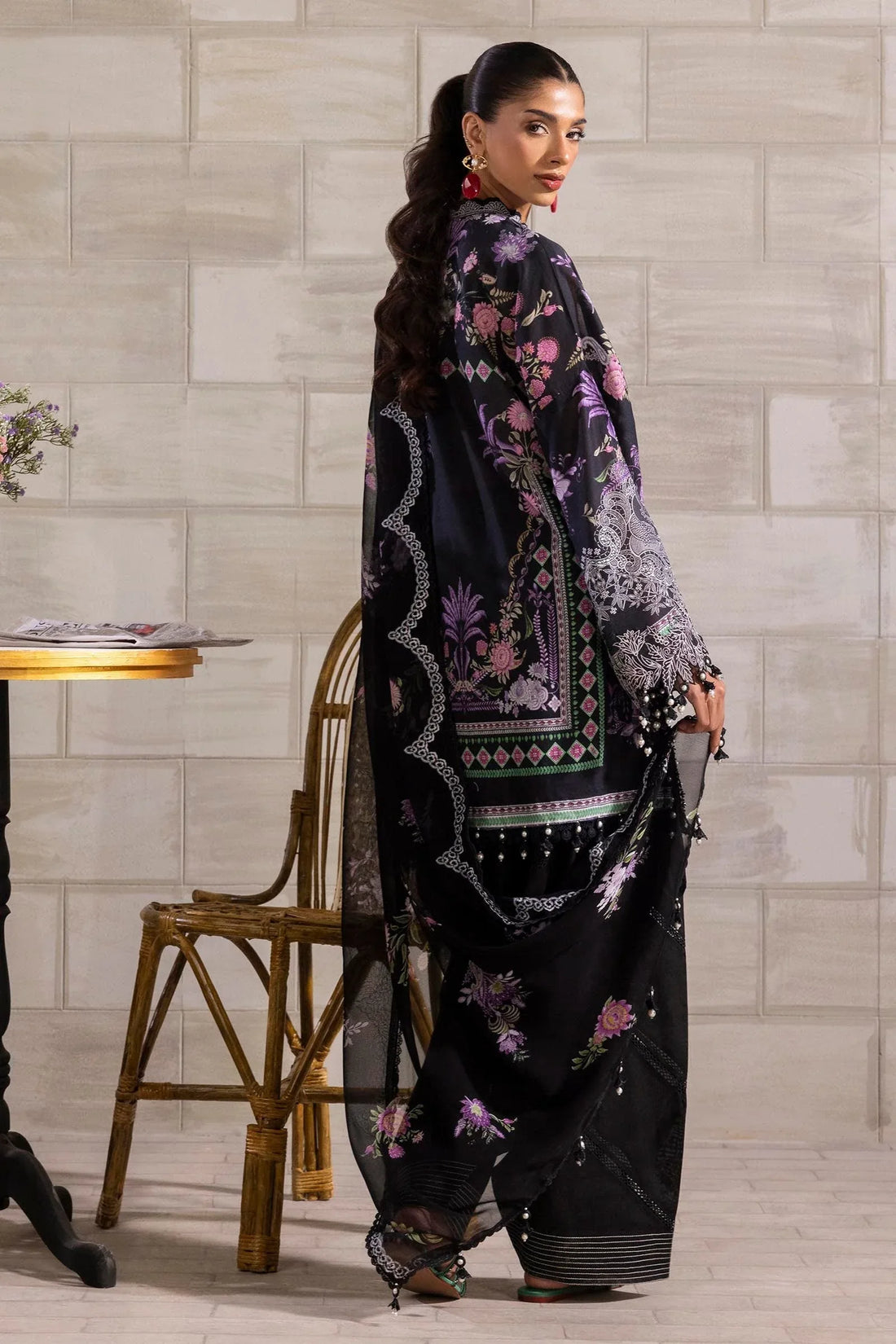 Sana Safinaz | Muzlin Spring 25 | M251-019B-3CS - Rang-e-Khaas
