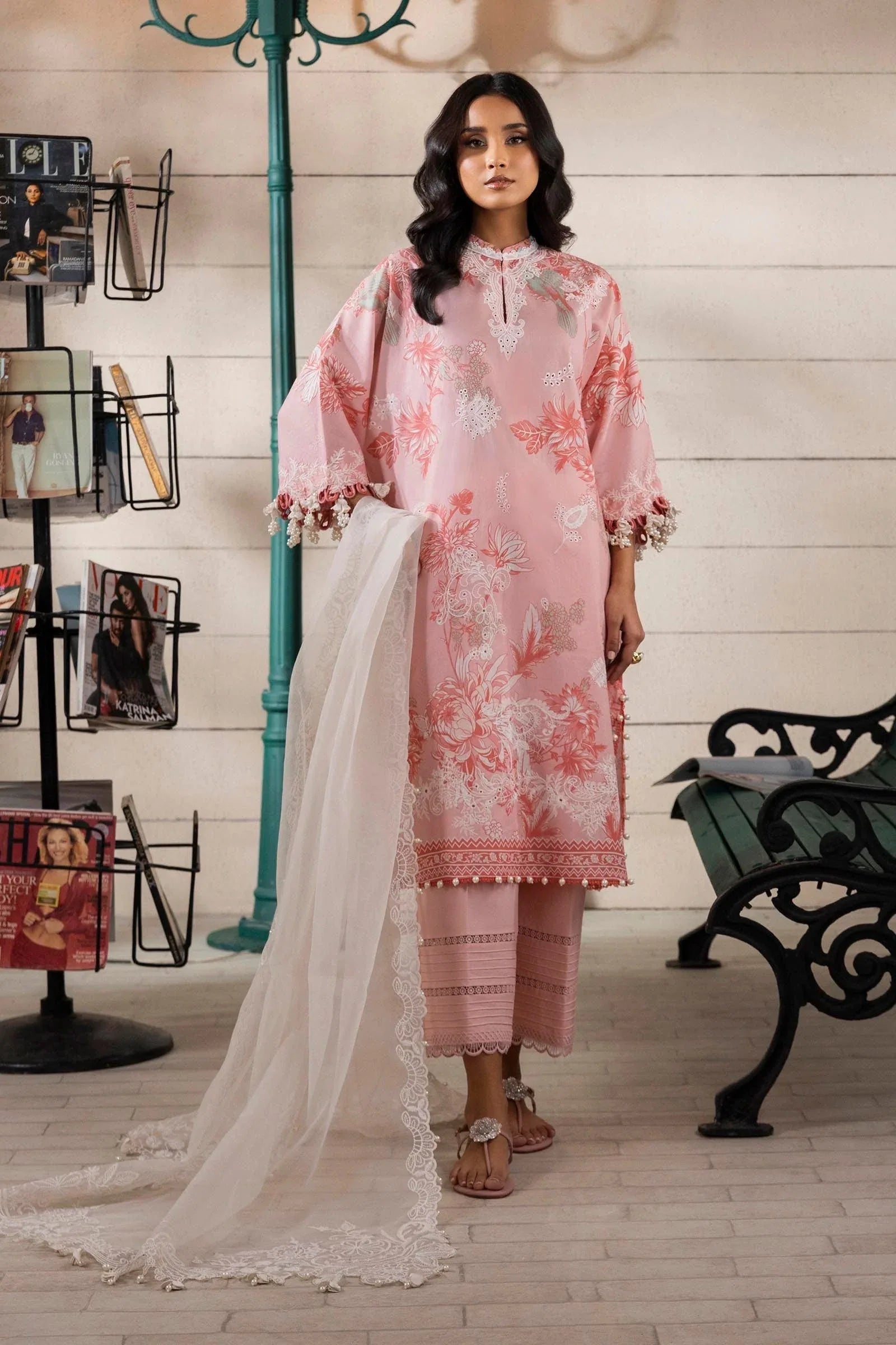 Sana Safinaz | Muzlin Spring 25 | M251-020A-3CS - Rang-e-Khaas