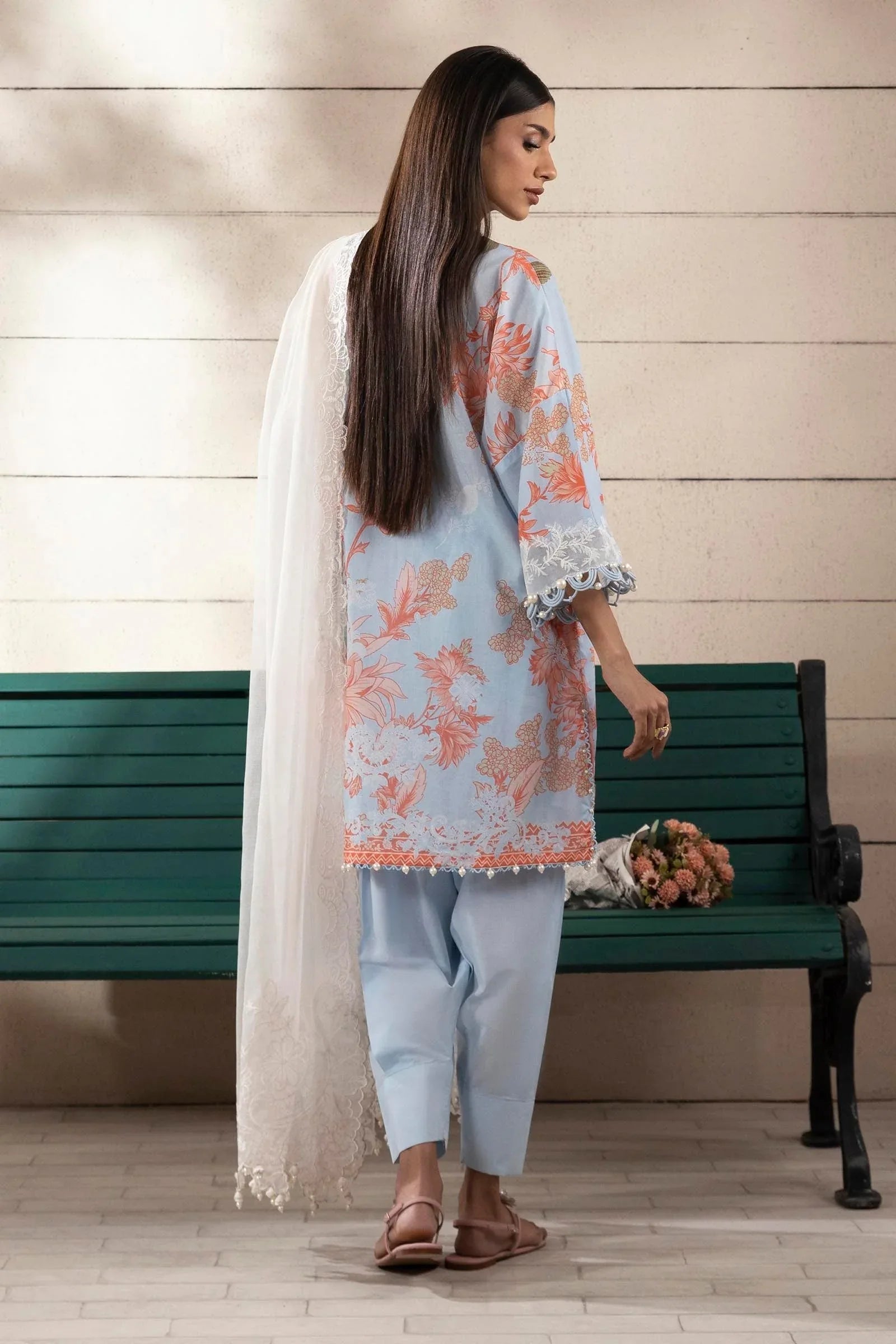 Sana Safinaz | Muzlin Spring 25 | M251-020B-3CS - Rang-e-Khaas