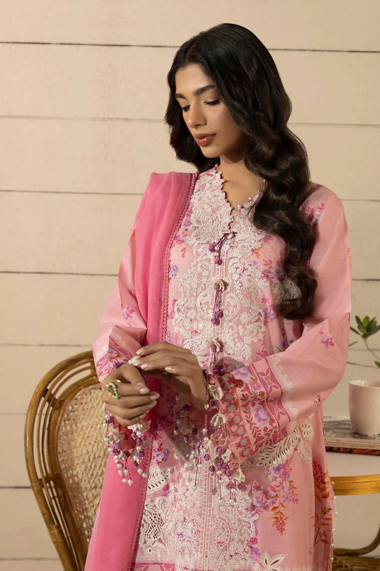 Sana Safinaz | Muzlin Spring 25 | M251-023A-3CI - Rang-e-Khaas