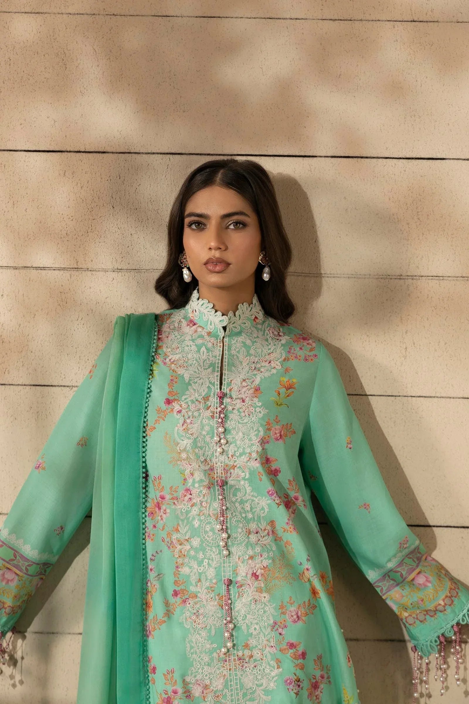 Sana Safinaz | Muzlin Spring 25 | M251-023B-3CI - Rang-e-Khaas